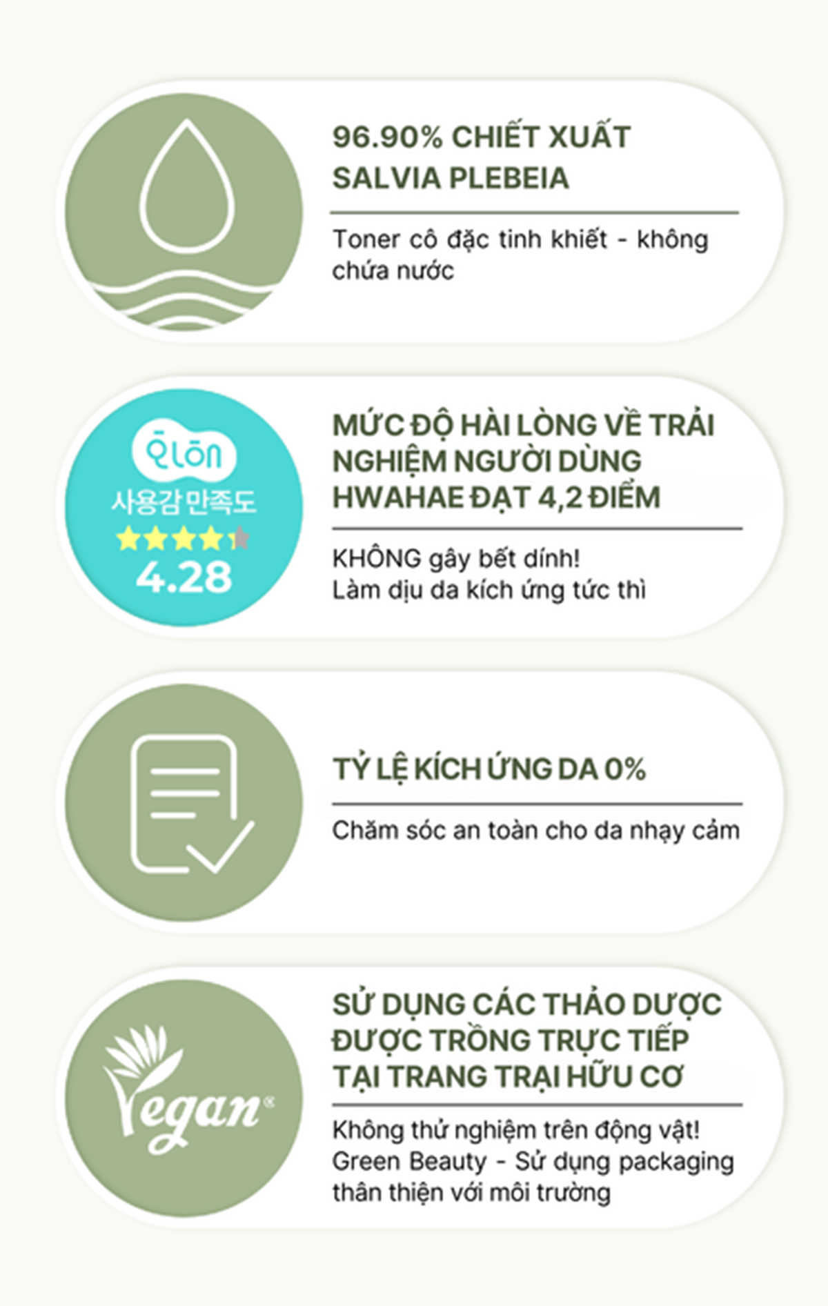 Mô tả Toner Thuần Chay Giảm Mụn, Giảm Kích Ứng MEIDEME Green Salvia Treatment Toner 200ML - 5
