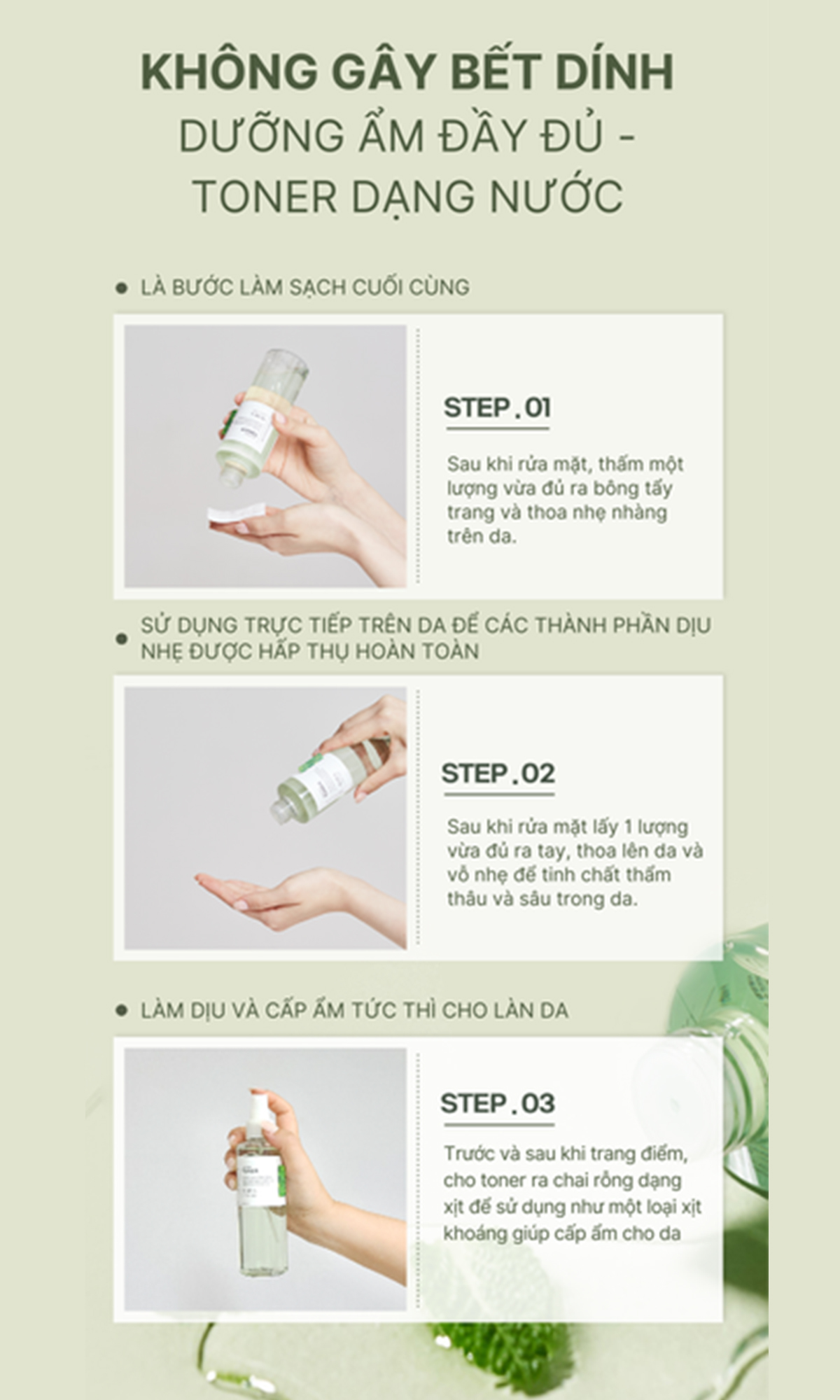 Mô tả Toner Thuần Chay Giảm Mụn, Giảm Kích Ứng MEIDEME Green Salvia Treatment Toner 200ML - 8