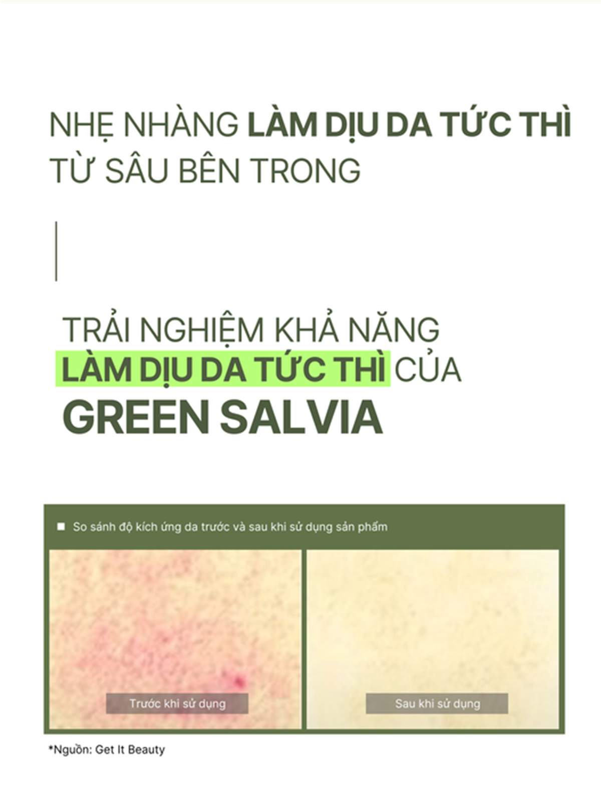 Mô tả Toner Thuần Chay Giảm Mụn, Giảm Kích Ứng MEIDEME Green Salvia Treatment Toner 200ML - 1