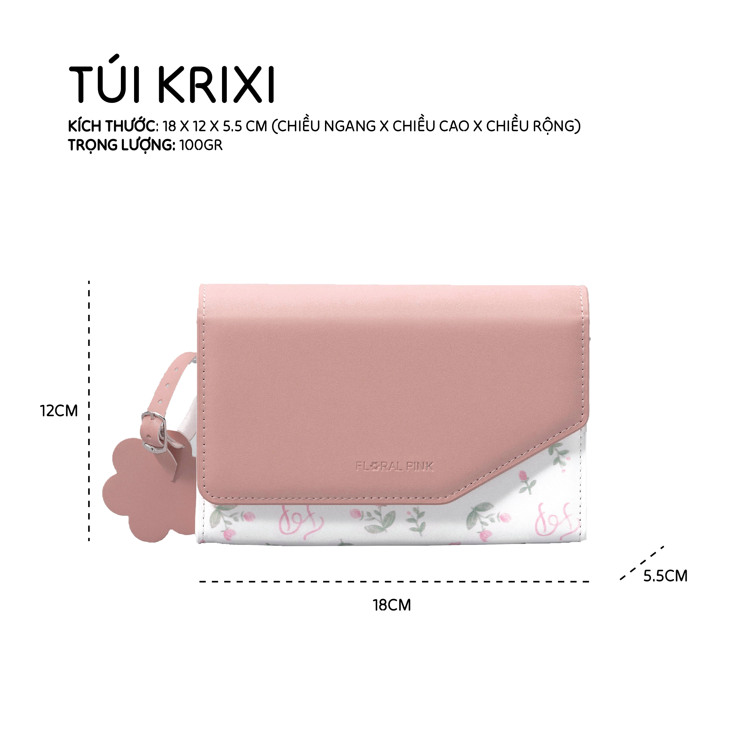 Mô tả Túi Xách Đeo Chéo KRIXI Da Nam Nữ Cao Cấp Thời Trang Unisex Chính Hãng Local Brand M STUDIO - 1