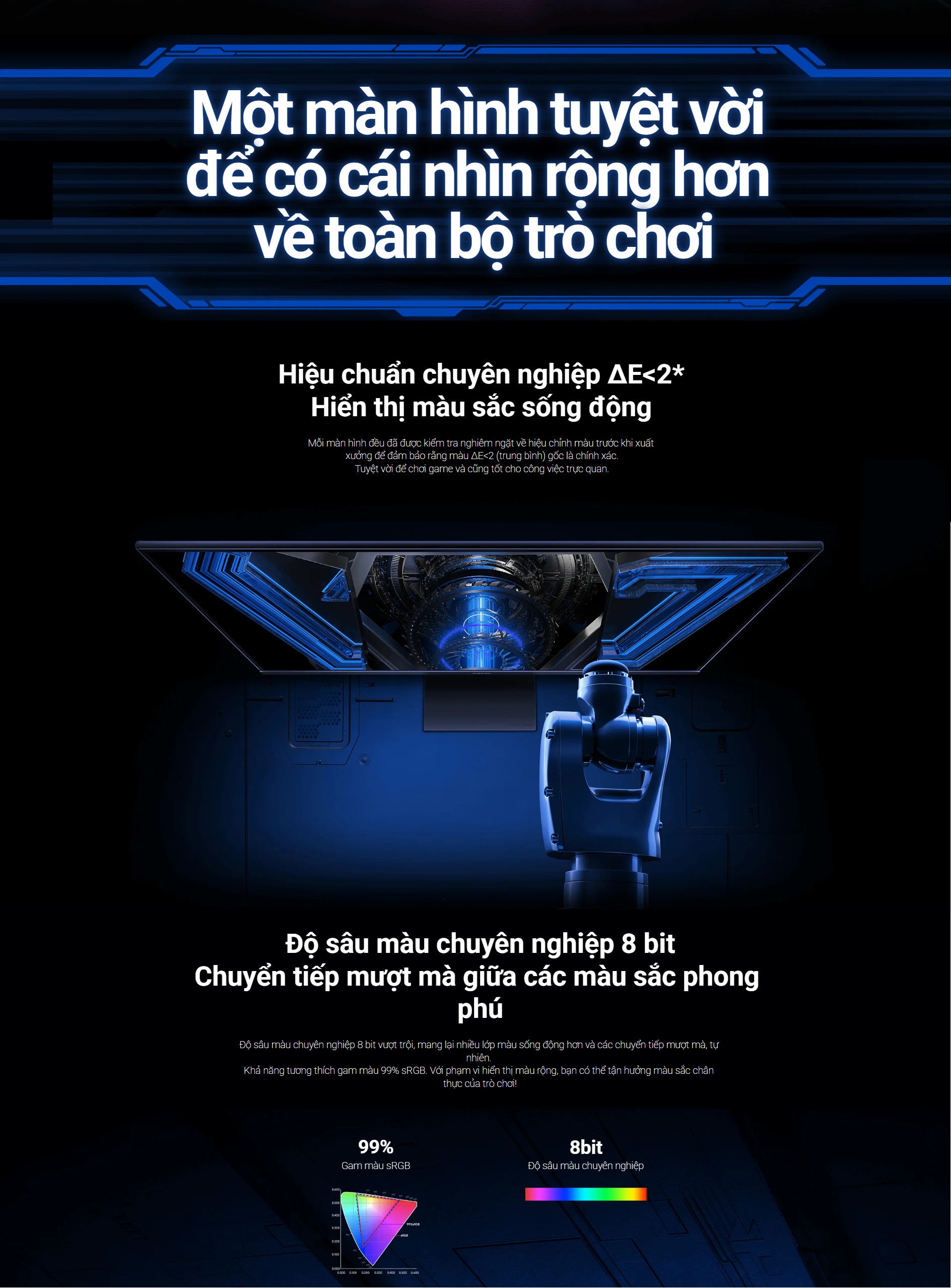 Mô tả Màn Hình Gaming Xiaomi Gaming Monitor G27i EU P27FBB-RGGL (FHD/165Hz/1ms/IPS) – Phiên Bản Quốc Tế - 3