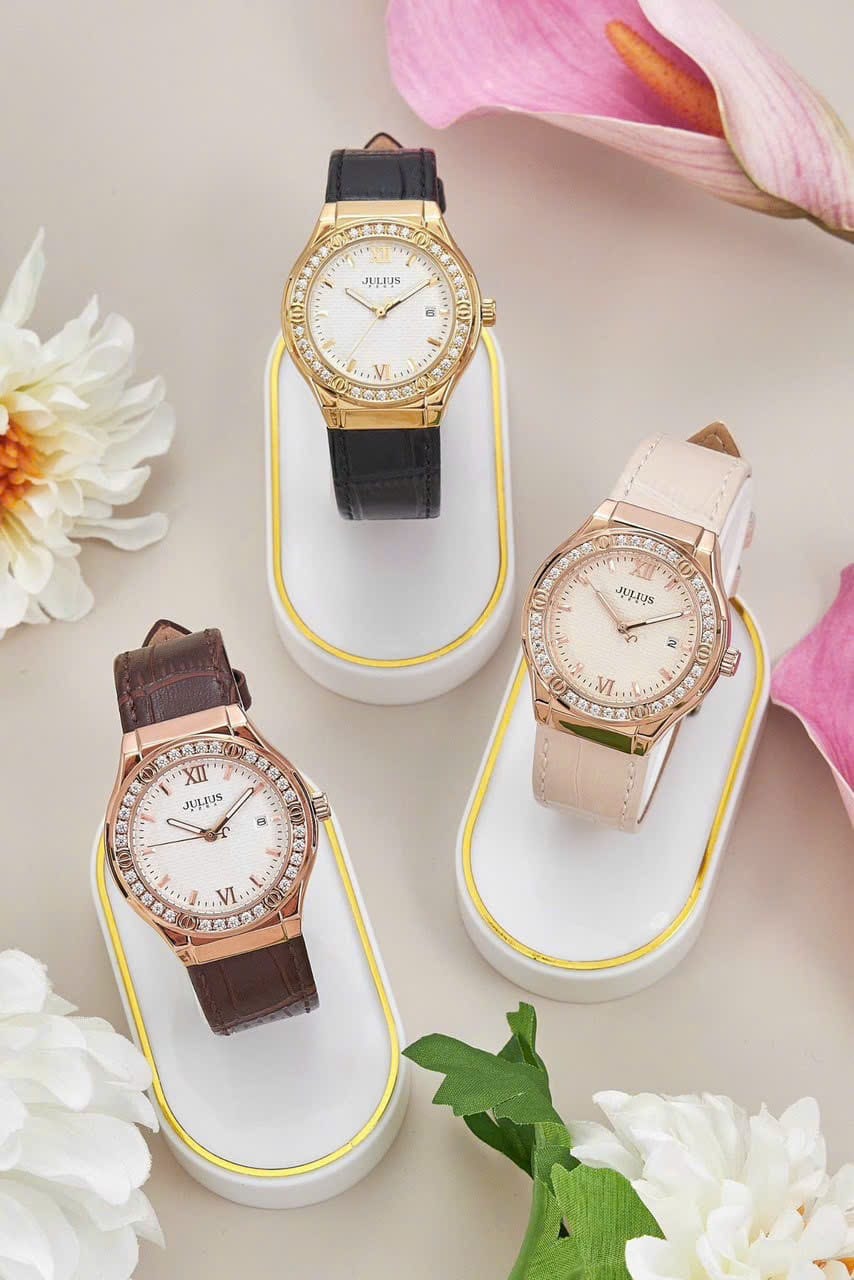 Đồng hồ nữ Julius JA-1395 dây da