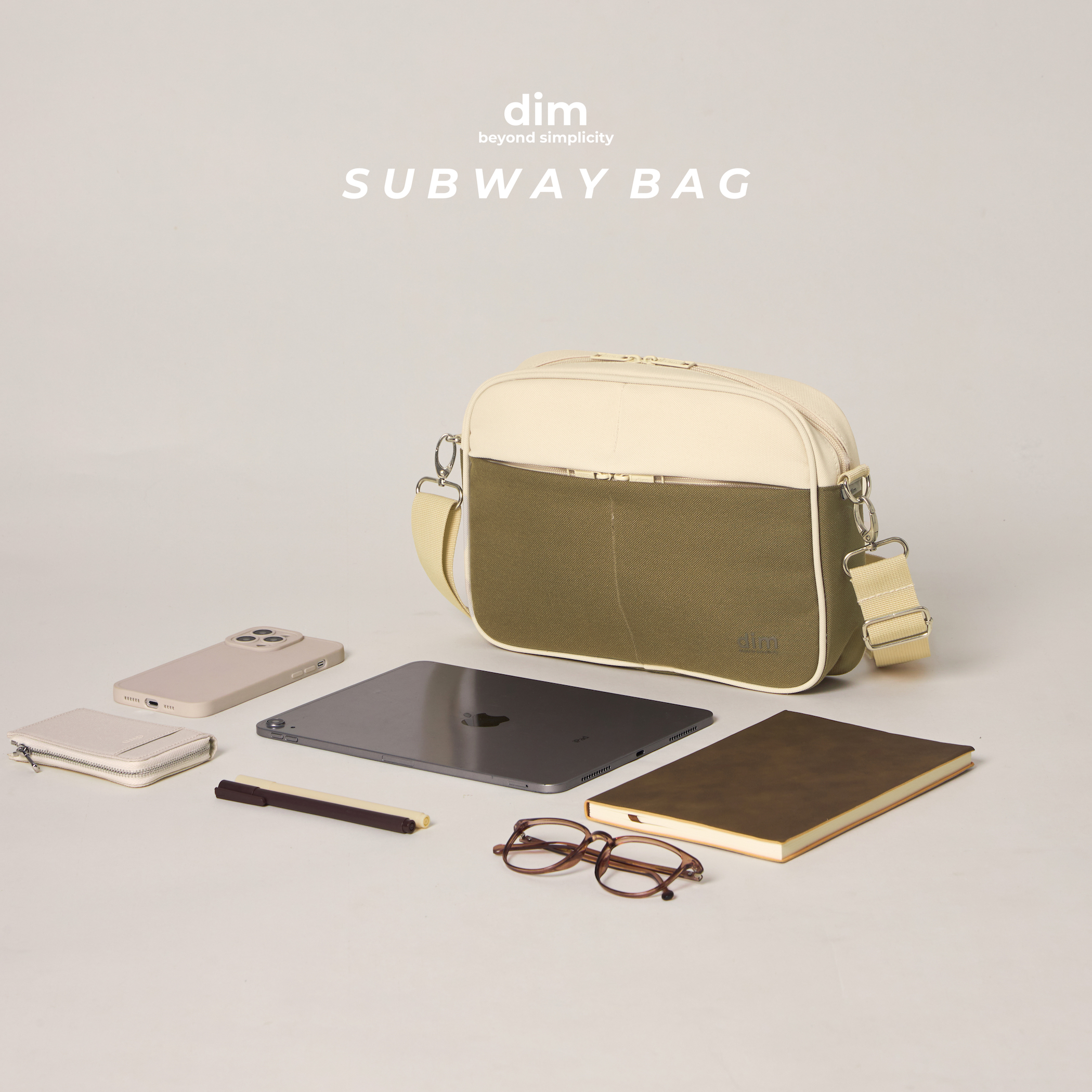 Mô tả Túi đeo chéo DIM Subway Bag - 5 màu - 1