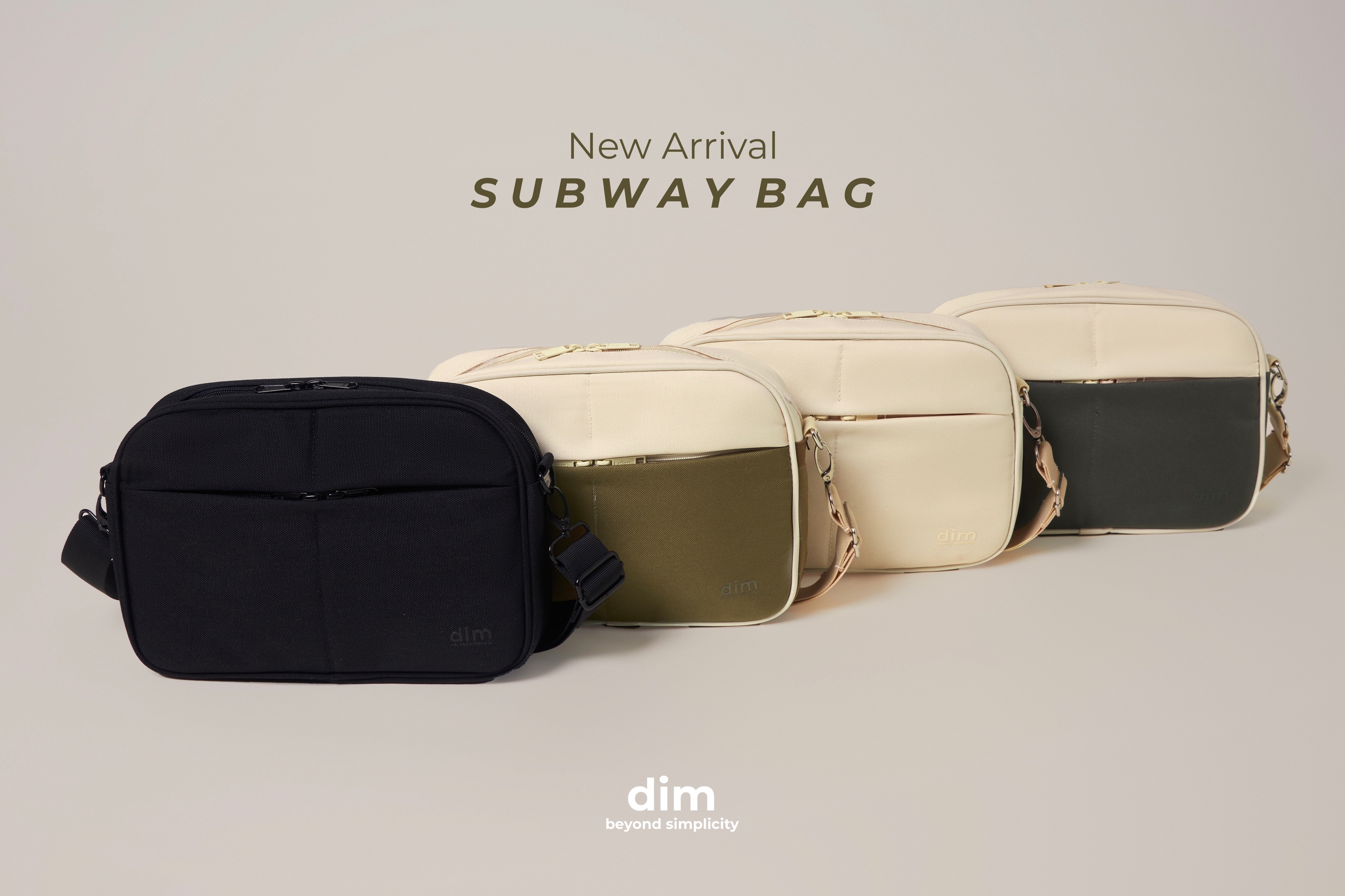 Mô tả Túi đeo chéo DIM Subway Bag - 5 màu - 3