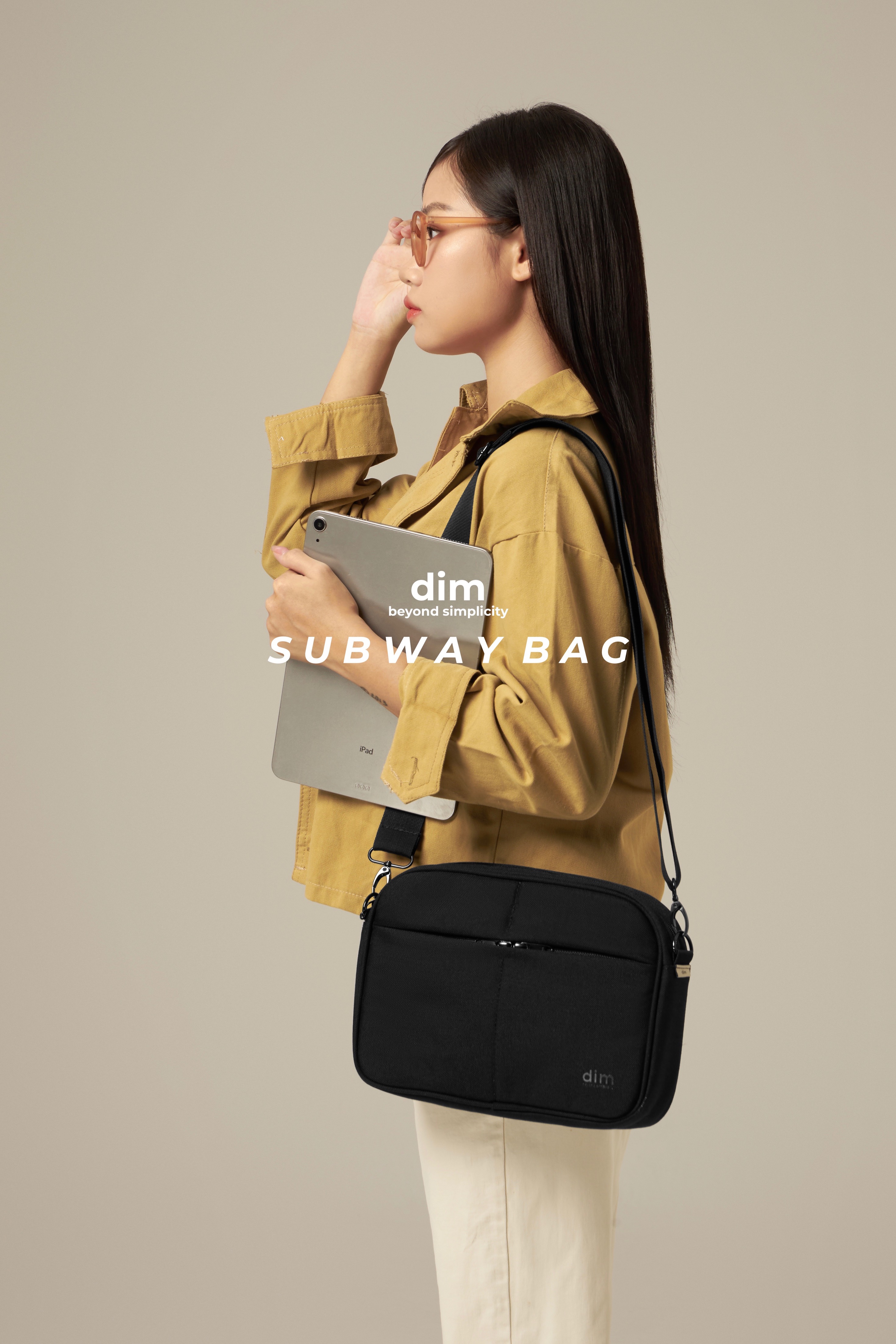 Mô tả Túi đeo chéo DIM Subway Bag - 5 màu - 4