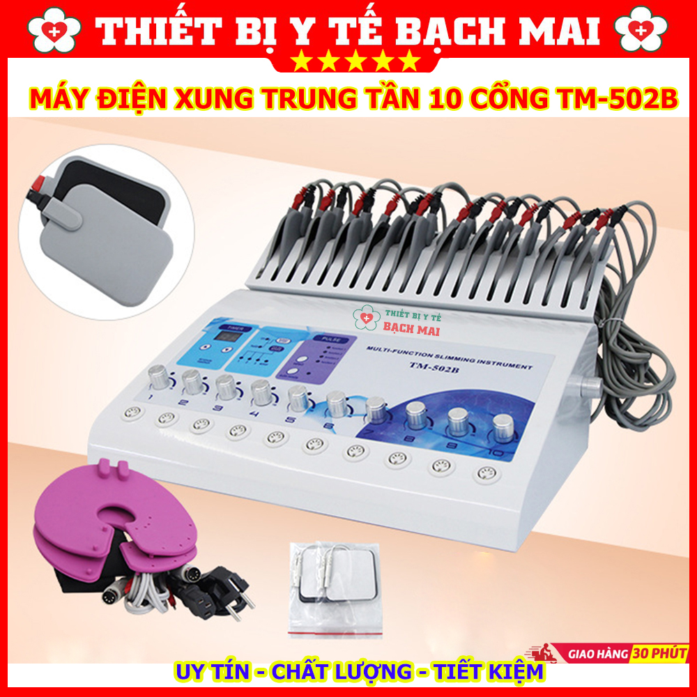 MÁY ĐIỆN XUNG 10 CỔNG TM-502B - MÁY TRUNG TẦN XUNG ĐIỆN TRỊ LIỆU TM502B ...