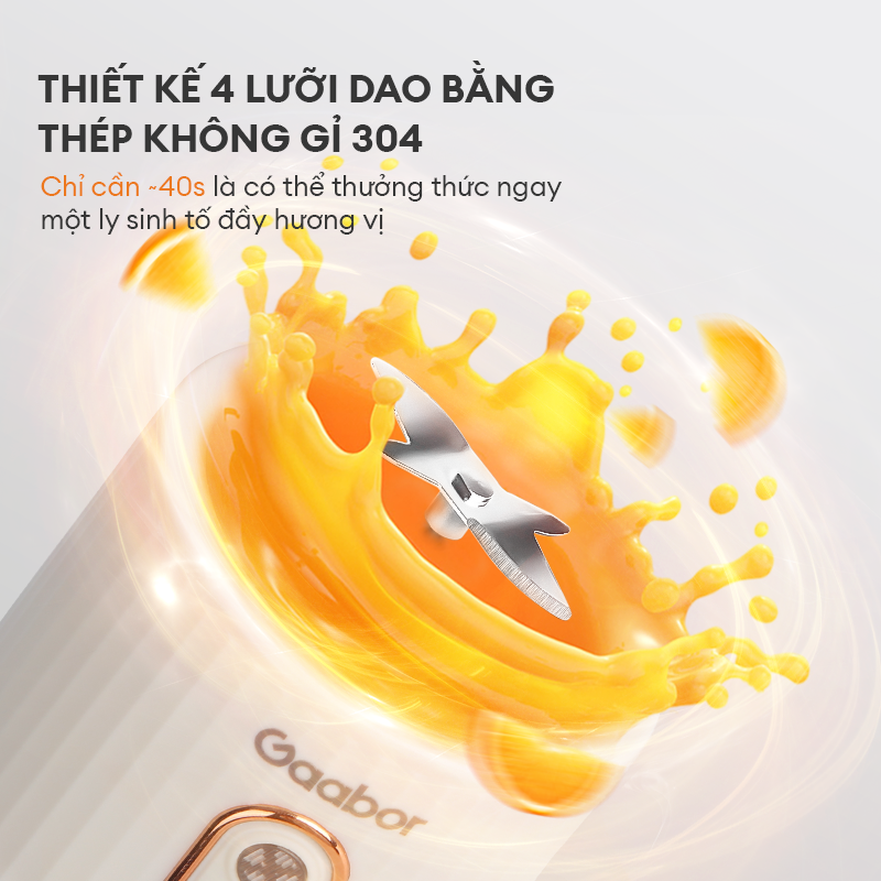 Cốc xay sinh tố Gaabor FP03T-WH01A dung tích 350ml 280ml