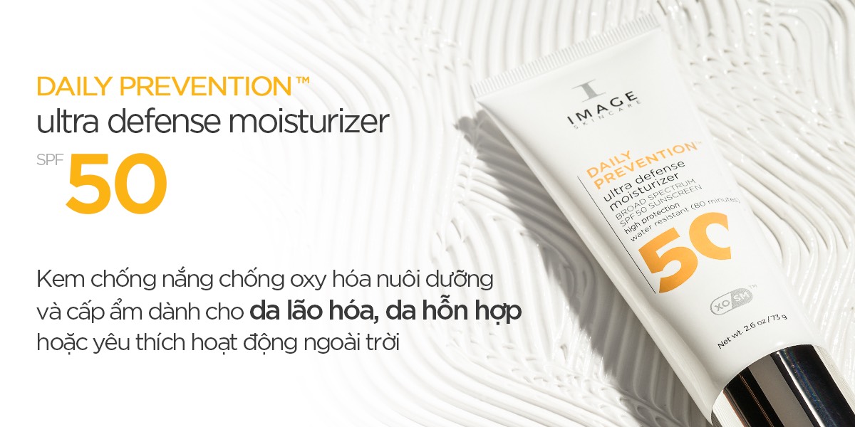 Mô tả Kem chống nắng cho da lão hóa IMAGE Skincare DAILY PREVENTION Ultra Defense Moisturizer SPF 50 (7g) - 2