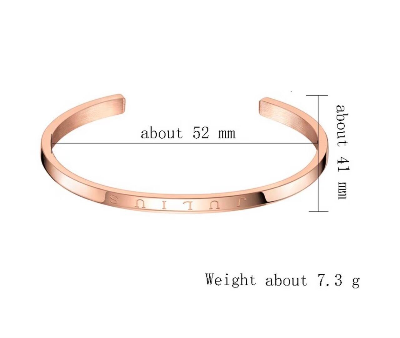 Mô tả Vòng tay Julius thời trang Double Ring Unisex JB + túi vải | Julius Official - 2