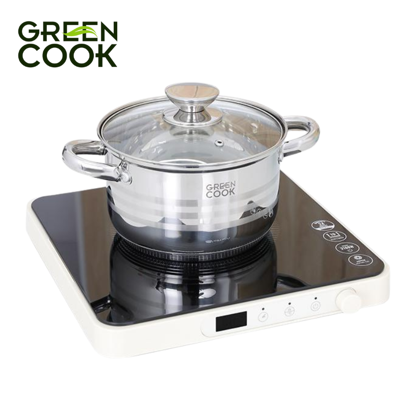 Mô tả Nồi Inox 5 đáy cao cấp PFOA free 18 cm Green Cook GCS243-18IH - 2