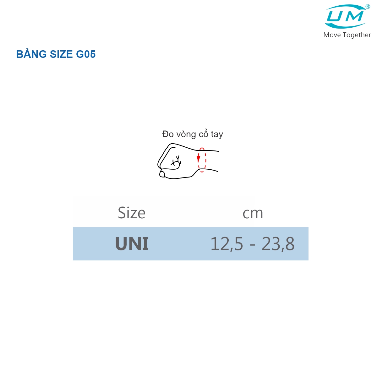 Mô tả Băng Cổ Tay G05 [United Medicare] [1 Cái]. Tiêu Chuẩn Châu Âu - 2