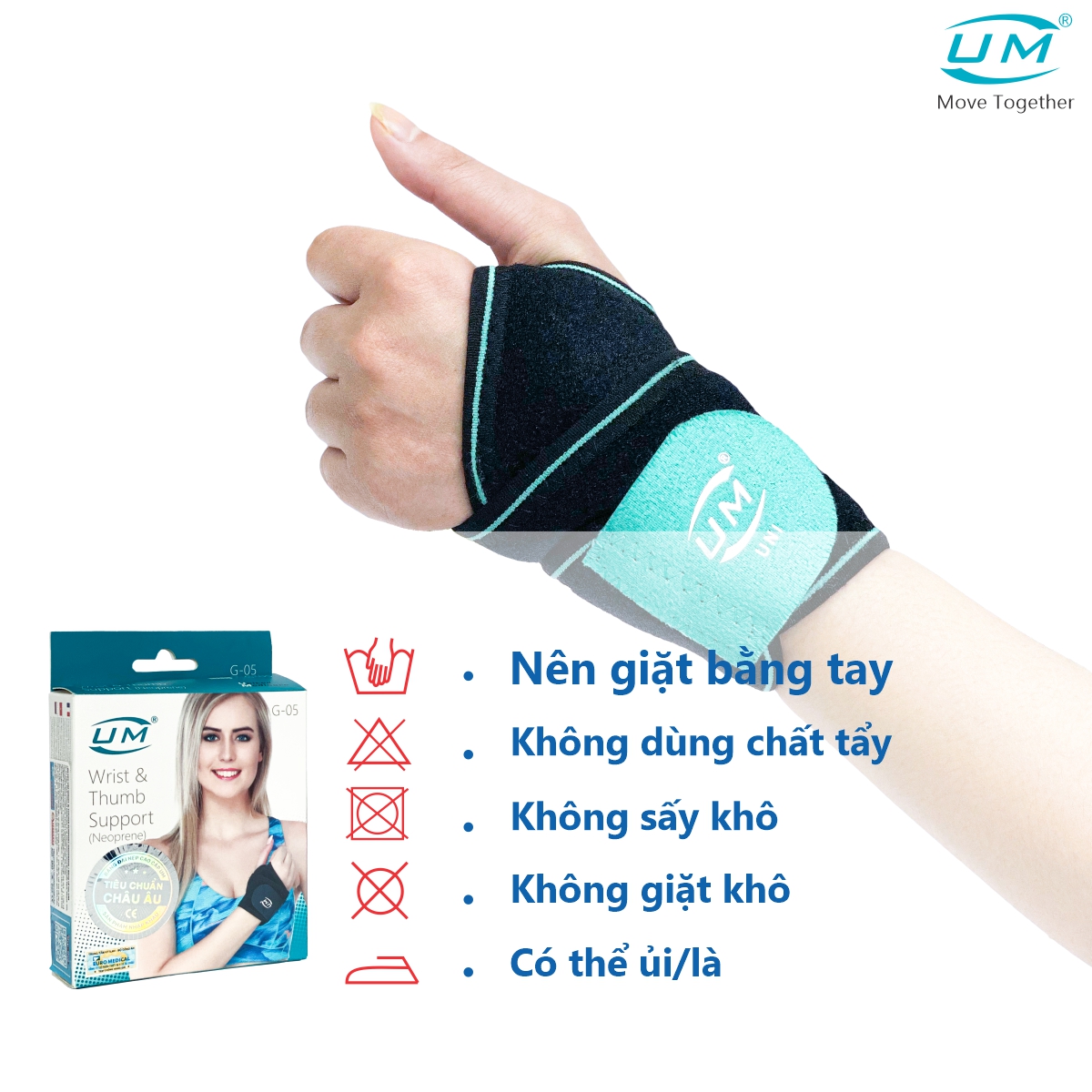 Mô tả Băng Cổ Tay G05 [United Medicare] [1 Cái]. Tiêu Chuẩn Châu Âu - 3