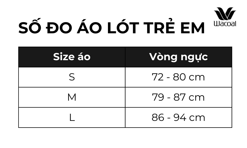 Mô tả Áo lót trẻ em Wacoal Lecien ISFB002 không gọng, không móc cài - SFB002 - 5