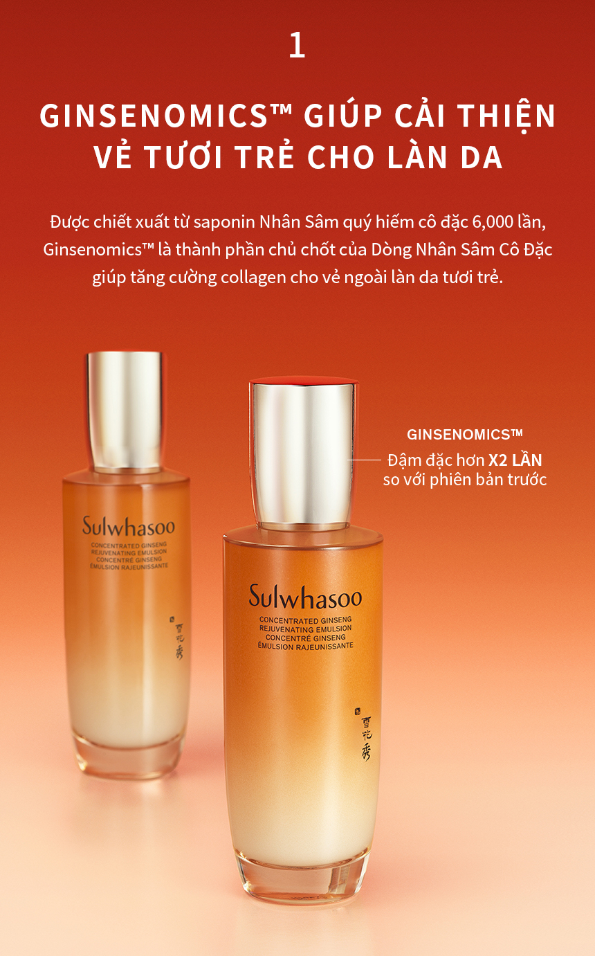 Mô tả Sữa Dưỡng Nhân Sâm Ngăn Ngừa Lão Hóa Da Sulwhasoo Concentrated Ginseng Rejuvenating Emulsion 125ml - 6