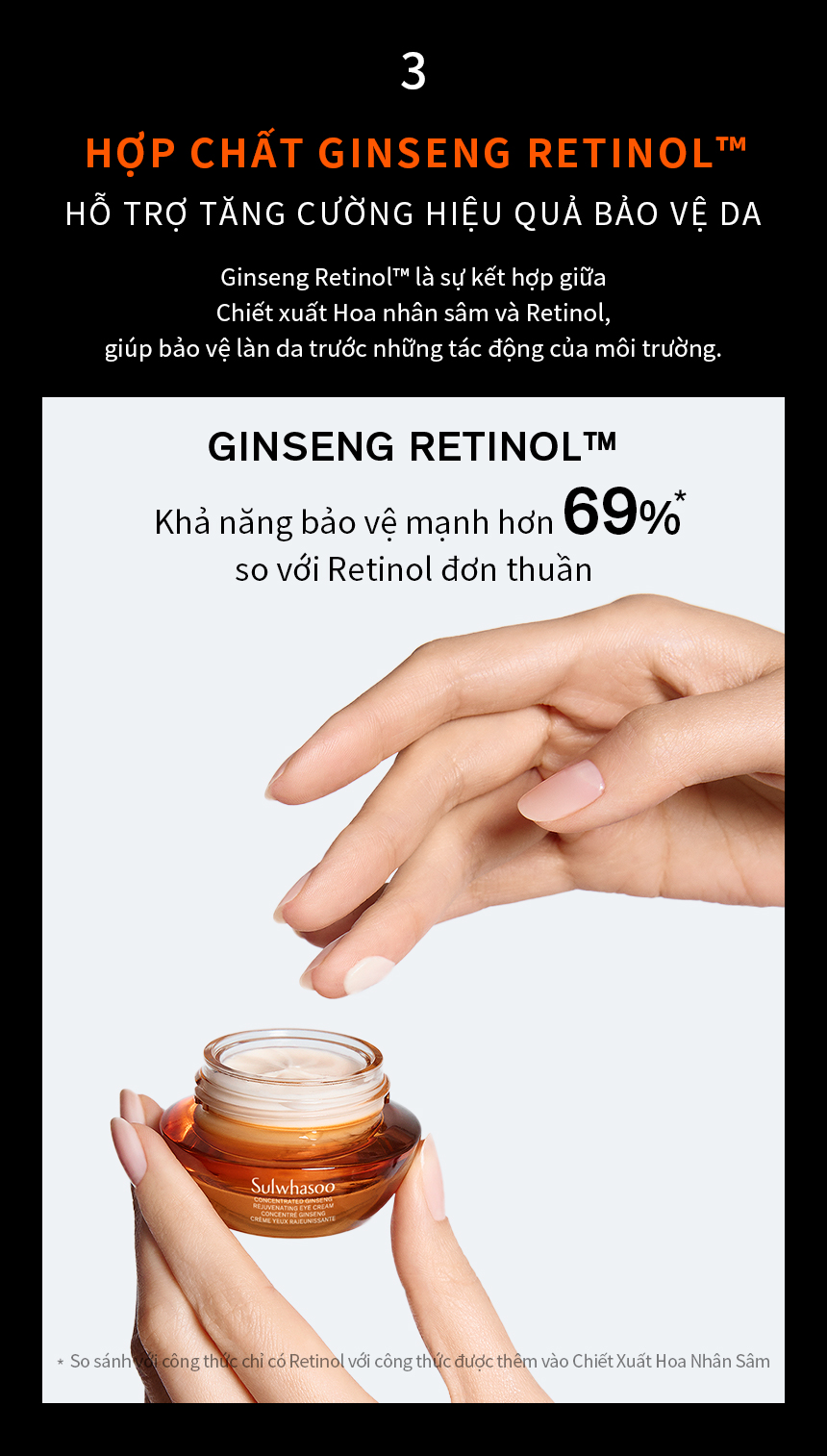 Mô tả Kem Dưỡng Mắt Dưỡng Da Săn Chắc Sulwhasoo Concentrated Ginseng Rejuvenating Eye Cream 15ml - 9