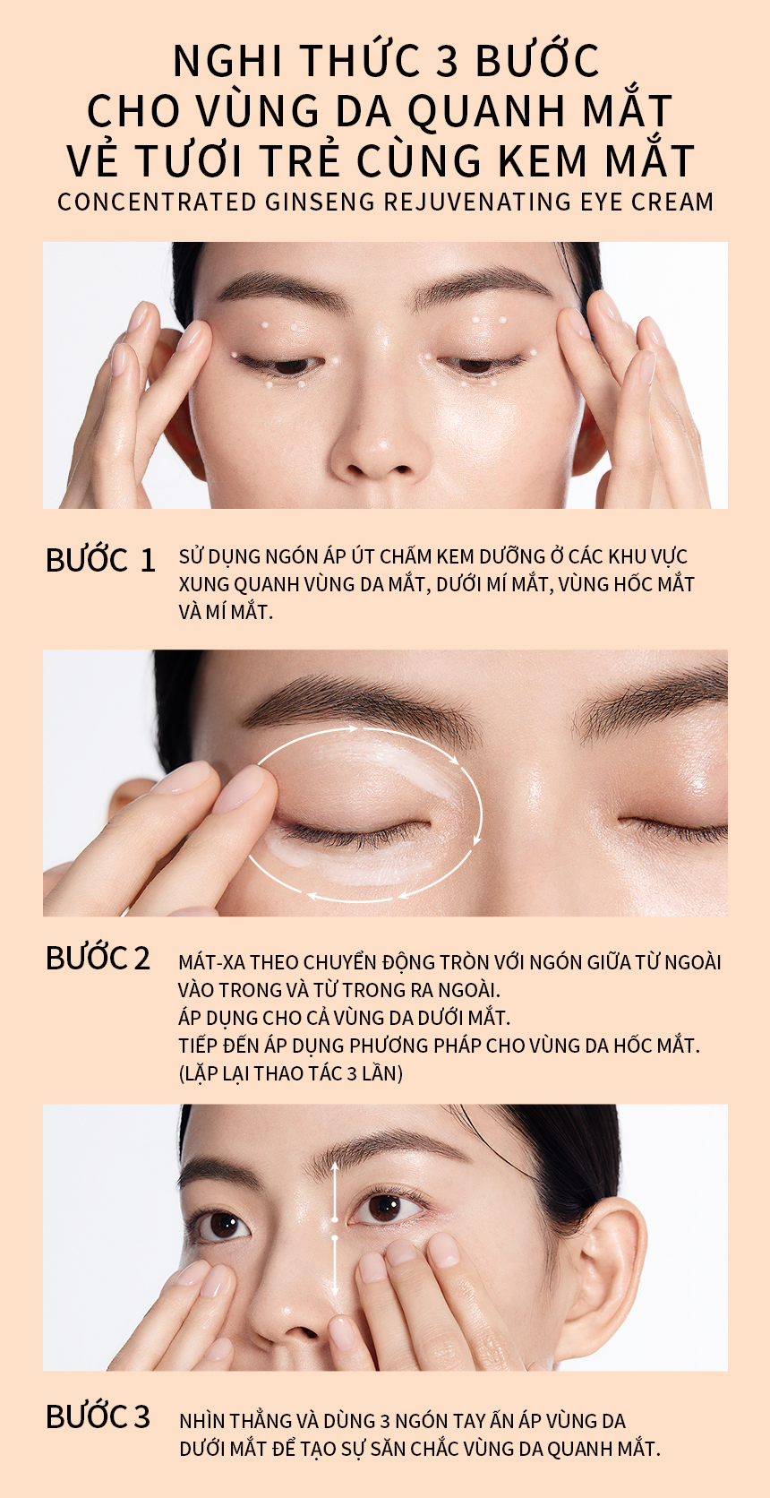 Mô tả Kem Dưỡng Mắt Dưỡng Da Săn Chắc Sulwhasoo Concentrated Ginseng Rejuvenating Eye Cream 15ml - 11