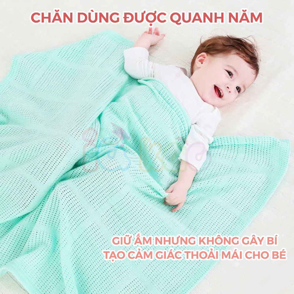 Mô tả Chăn Lưới Xuất Nga, Chăn Lưới Chống Ngạt Cho Bé An Toàn Thoáng Khí IQ Kao, Chăn Quấn Đắp Giữ Ấm Cho Bé Mùa Đông Mùa Hè - 2