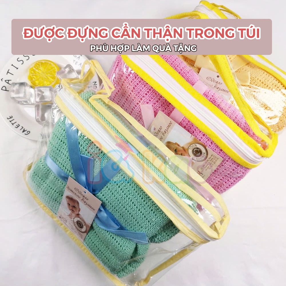 Mô tả Chăn Lưới Xuất Nga, Chăn Lưới Chống Ngạt Cho Bé An Toàn Thoáng Khí IQ Kao, Chăn Quấn Đắp Giữ Ấm Cho Bé Mùa Đông Mùa Hè - 7