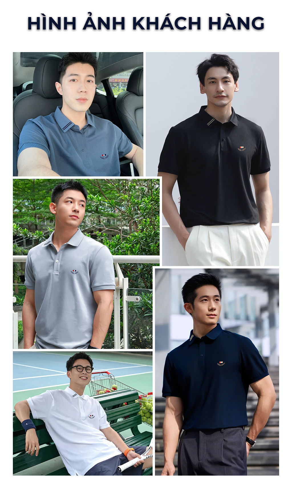 Bảng size áo polo nam SIXMEN