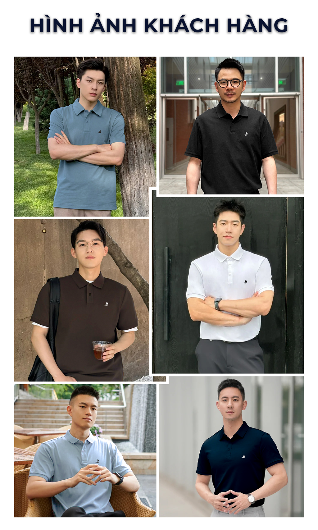 Bảng size áo polo BASOR SIXMEN