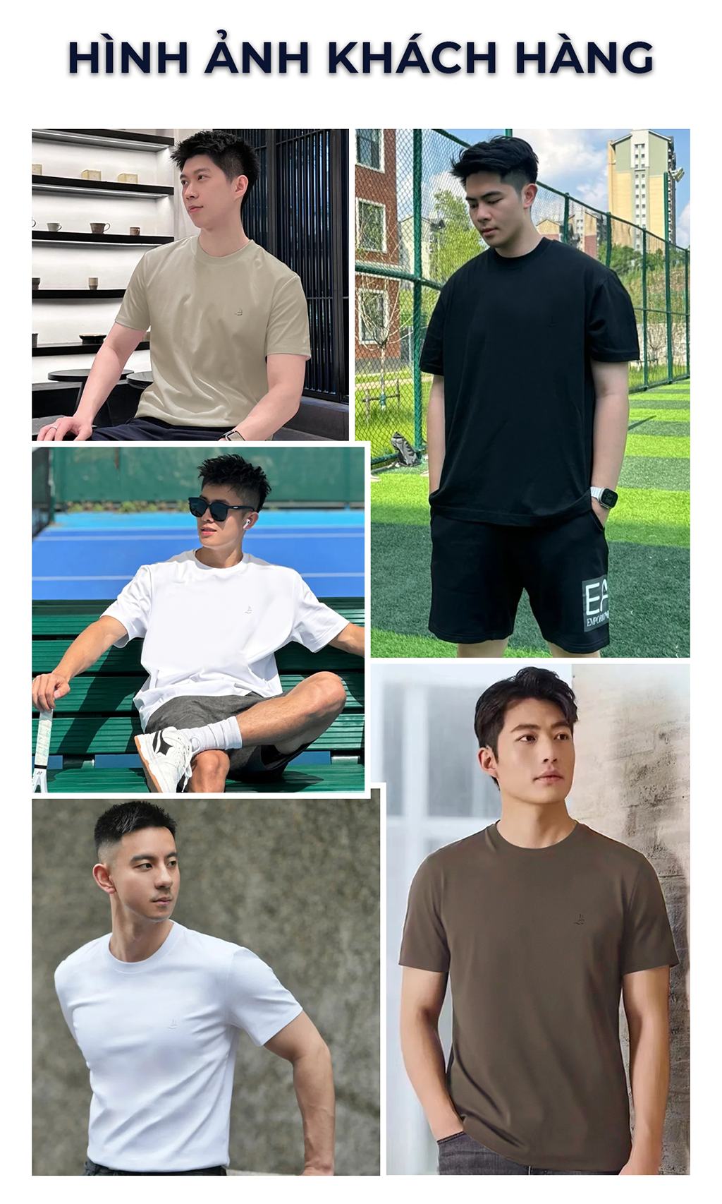 Áo thun nam cotton cao cấp