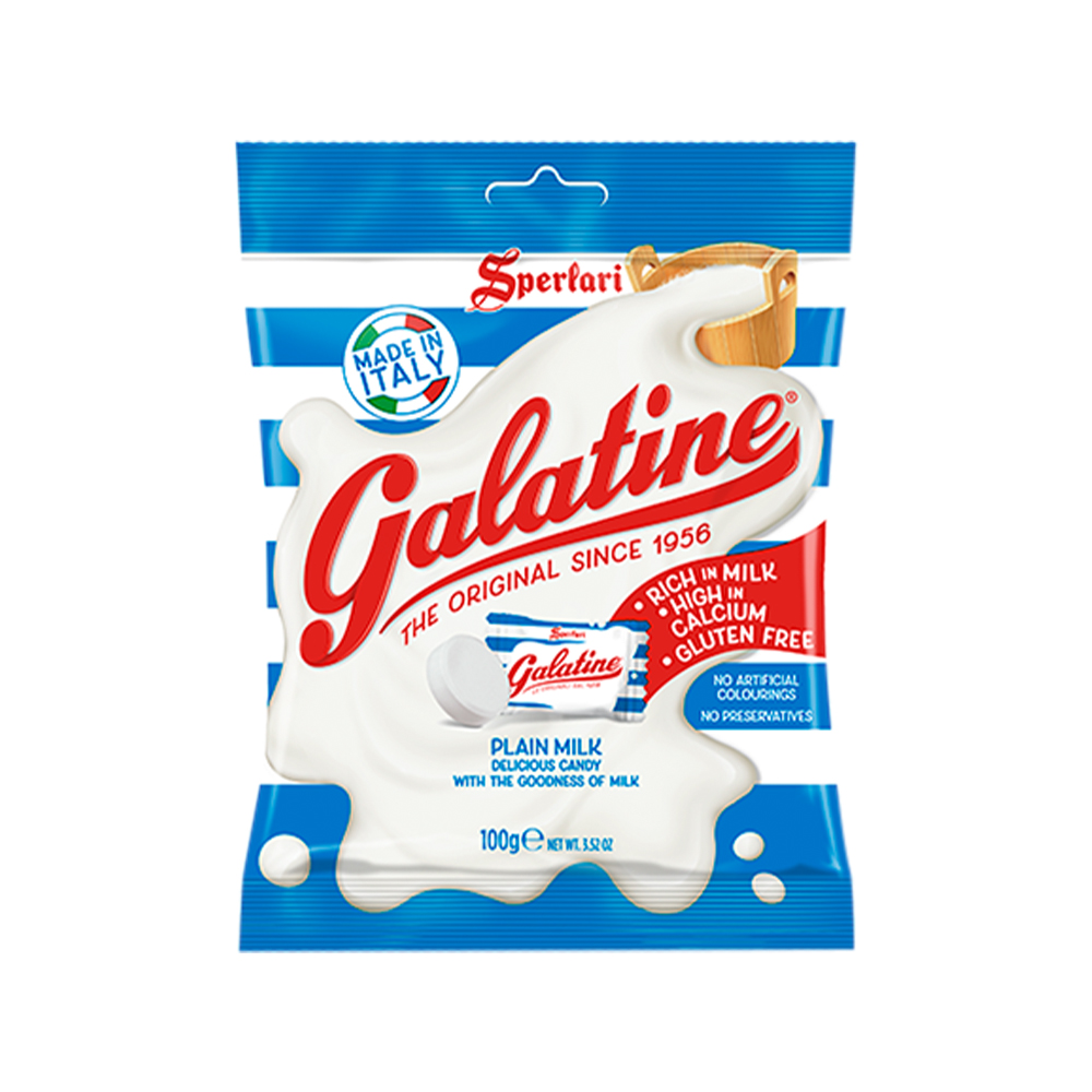 Mô tả Kẹo sữa viên nguyên chất nén Galatine nhập khẩu Ý 100g - 1