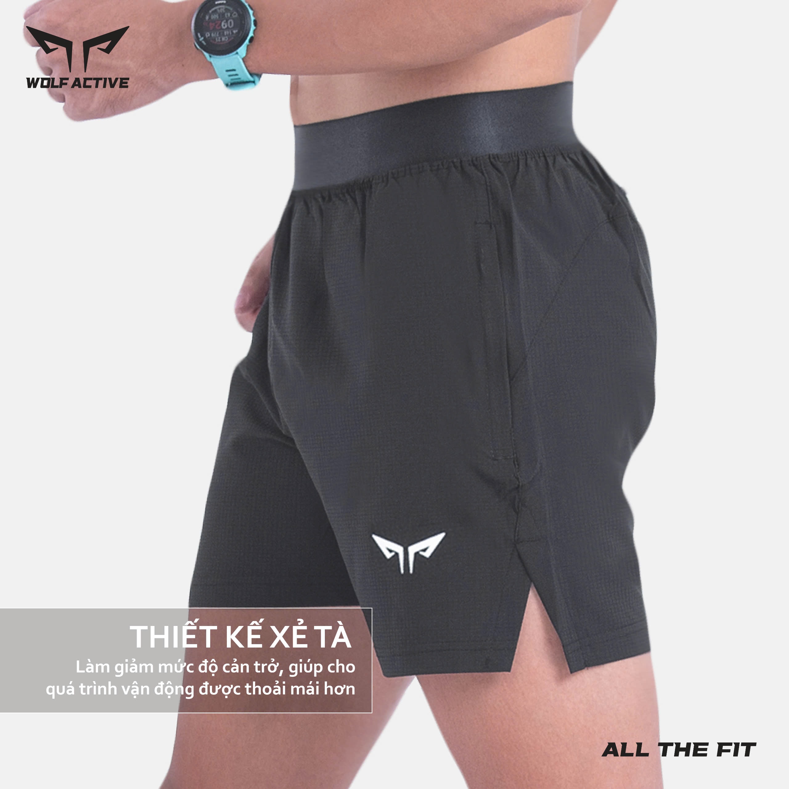 Thiết kế xẻ tà tôn dáng Wolf Active Speed Run W130