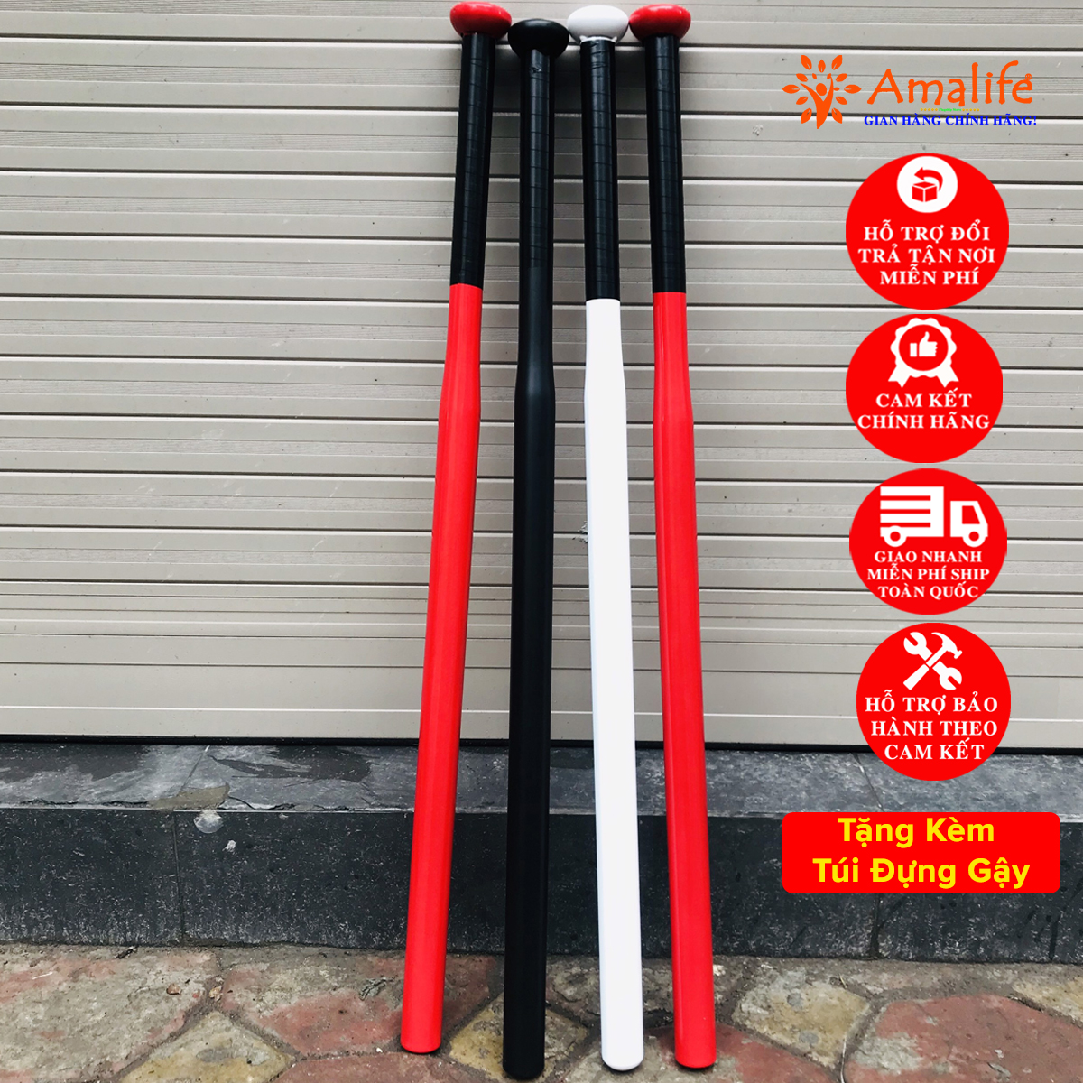 Mô tả Gậy Chơi Bóng Chày Loại 2.0 Dài 81Cm – Cứng Nhẹ Hơn Chọn Màu Tặng Kèm Túi Đeo Chéo Chuyên Dụng Đựng Gậy Bóng Chày - 1