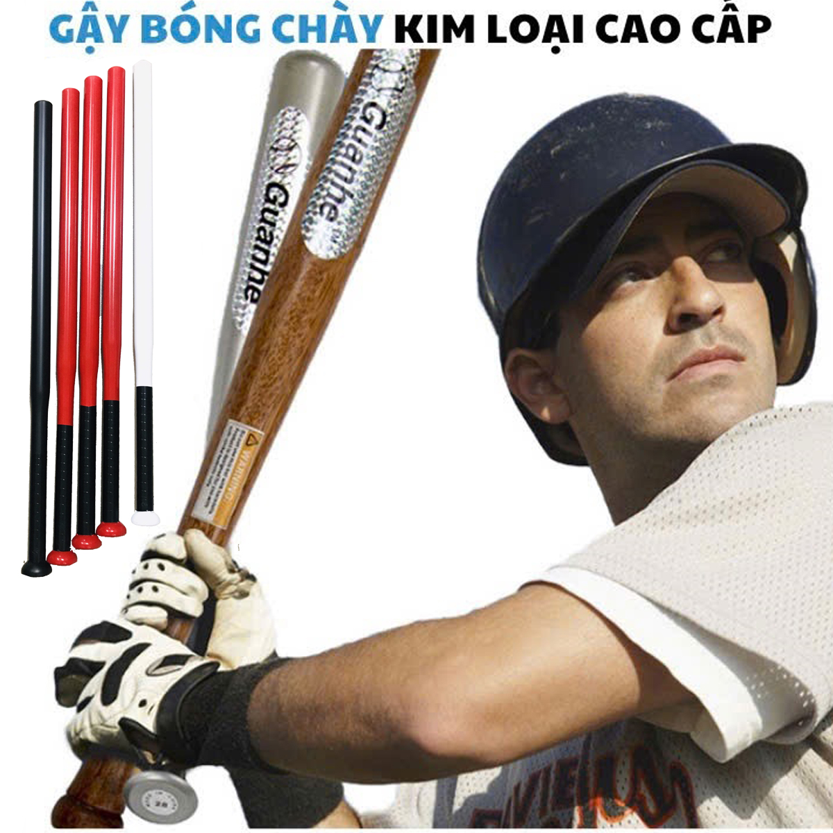 Mô tả Gậy Chơi Bóng Chày Loại 2.0 Dài 81Cm – Cứng Nhẹ Hơn Chọn Màu Tặng Kèm Túi Đeo Chéo Chuyên Dụng Đựng Gậy Bóng Chày - 6