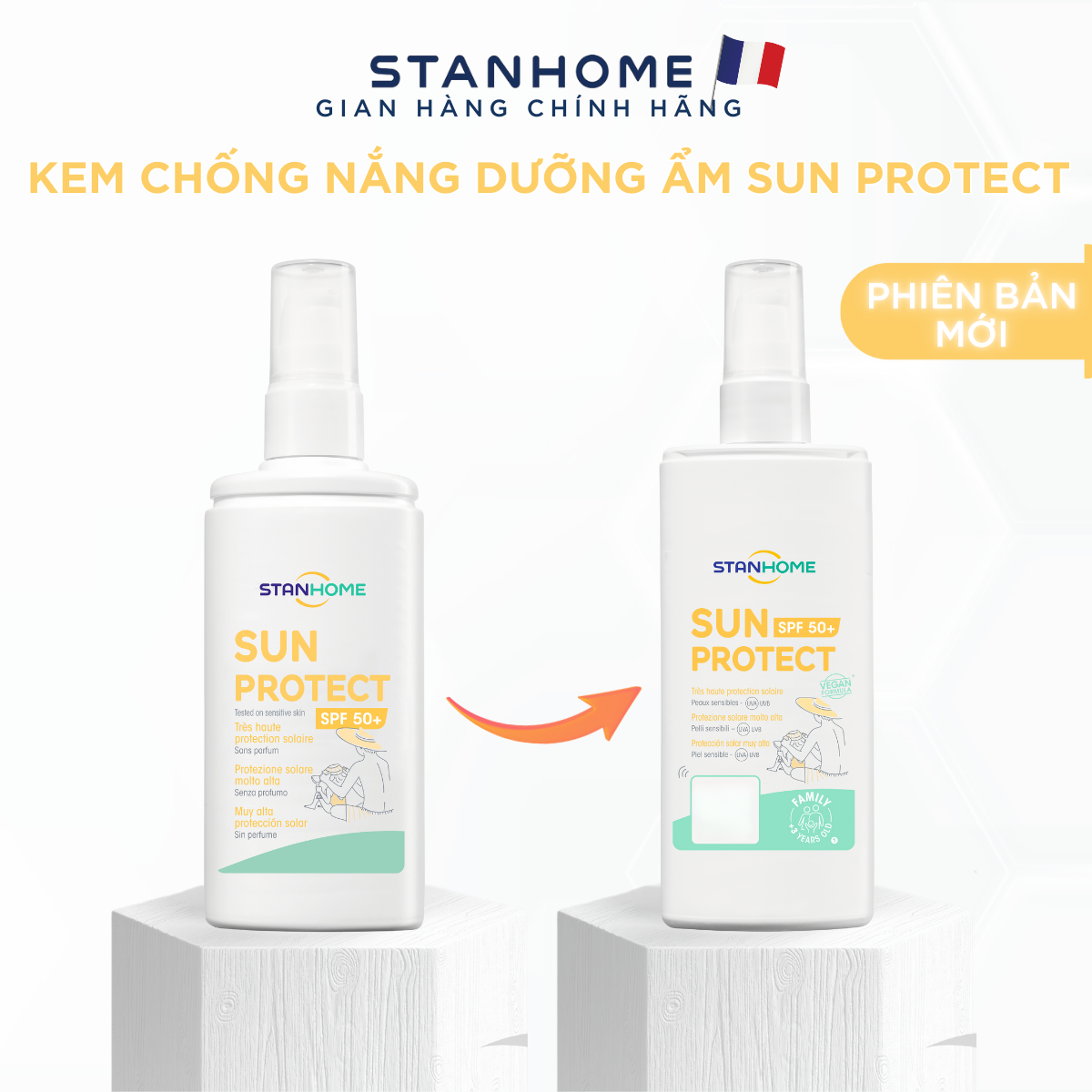 Kem chống nắng STANHOME Sun Protect 50+ - Hình ảnh 2