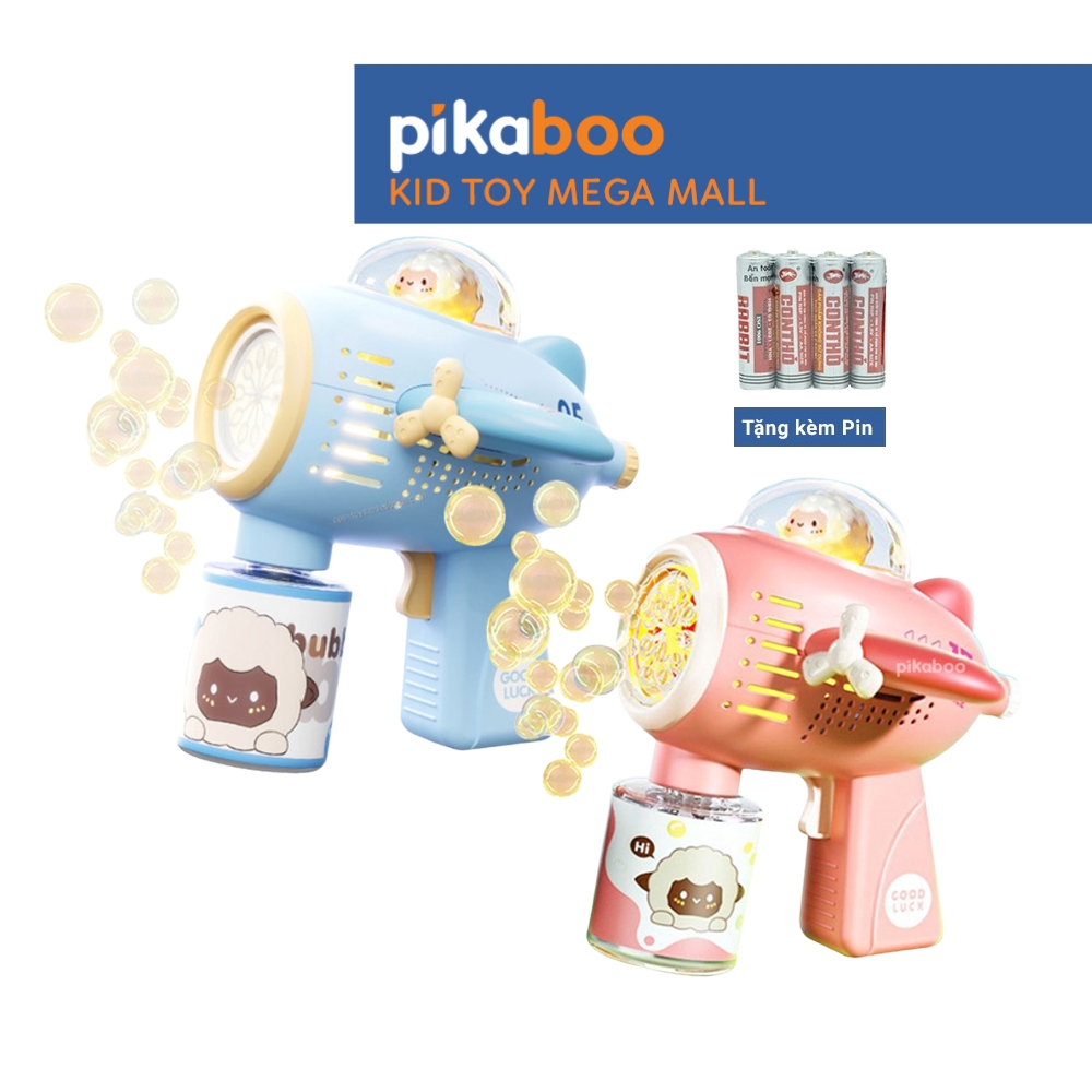 Mô tả Đồ chơi tạo bong bóng Pikaboo ra nhiều bong bóng sắc màu đẹp mắt chất liệu cao cấp an toàn - 1
