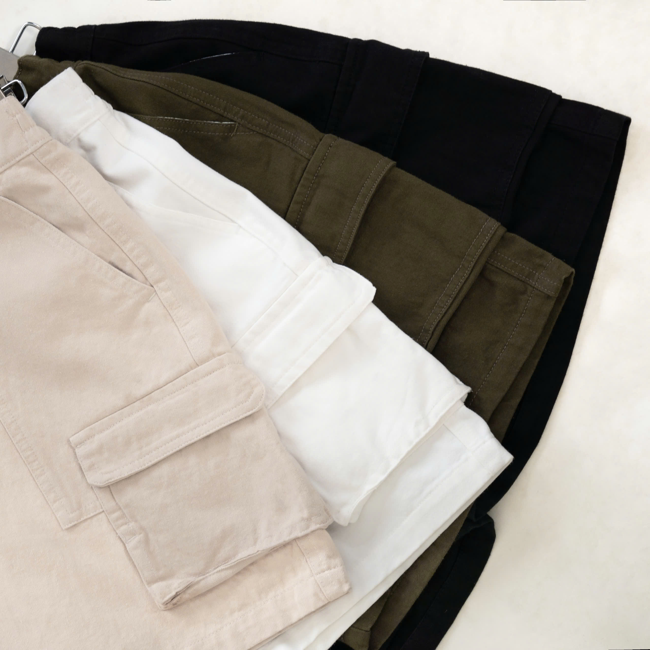 Mô tả Quần short nam kaki TÚI HỘP phom rộng trên gối CAPMAN CLUB, trẻ trung thoải mái - 11