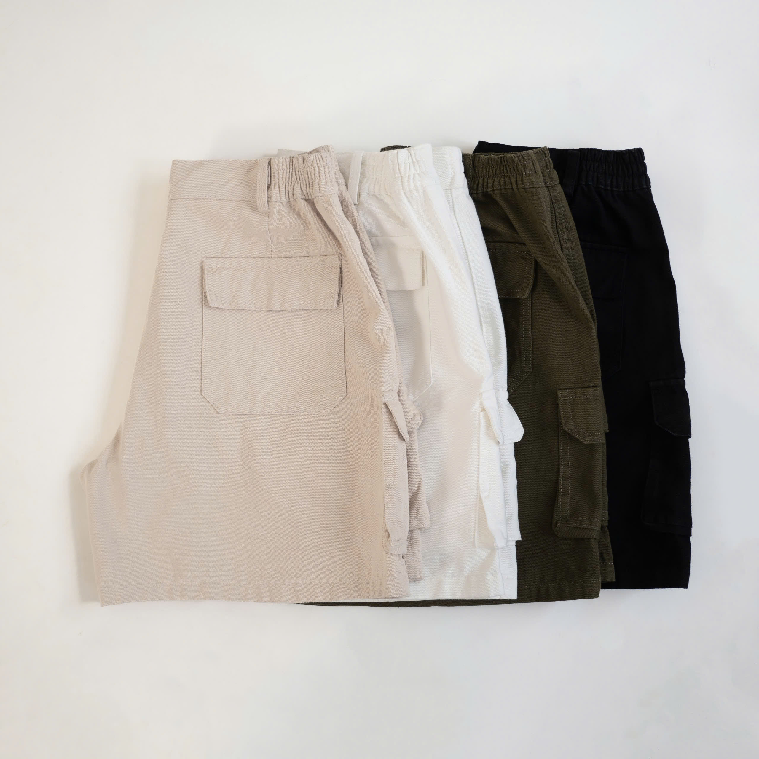 Mô tả Quần short nam kaki TÚI HỘP phom rộng trên gối CAPMAN CLUB, trẻ trung thoải mái - 12
