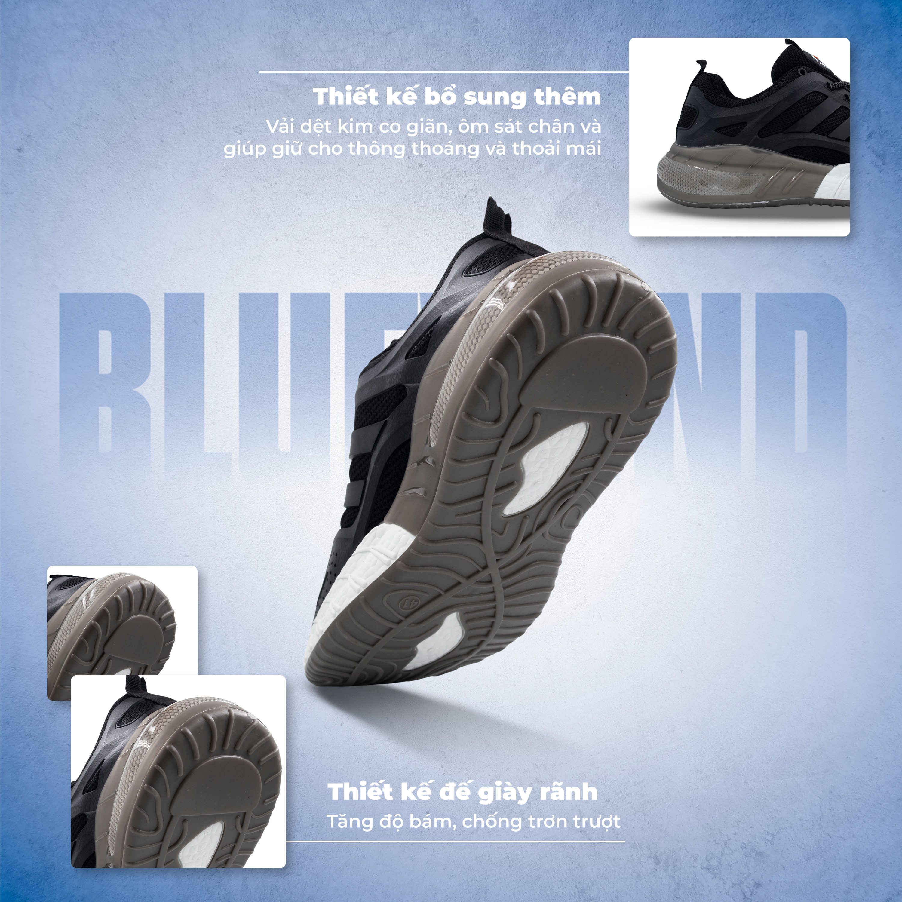 Giày BLUEWIND 68372 cho nam và nữ