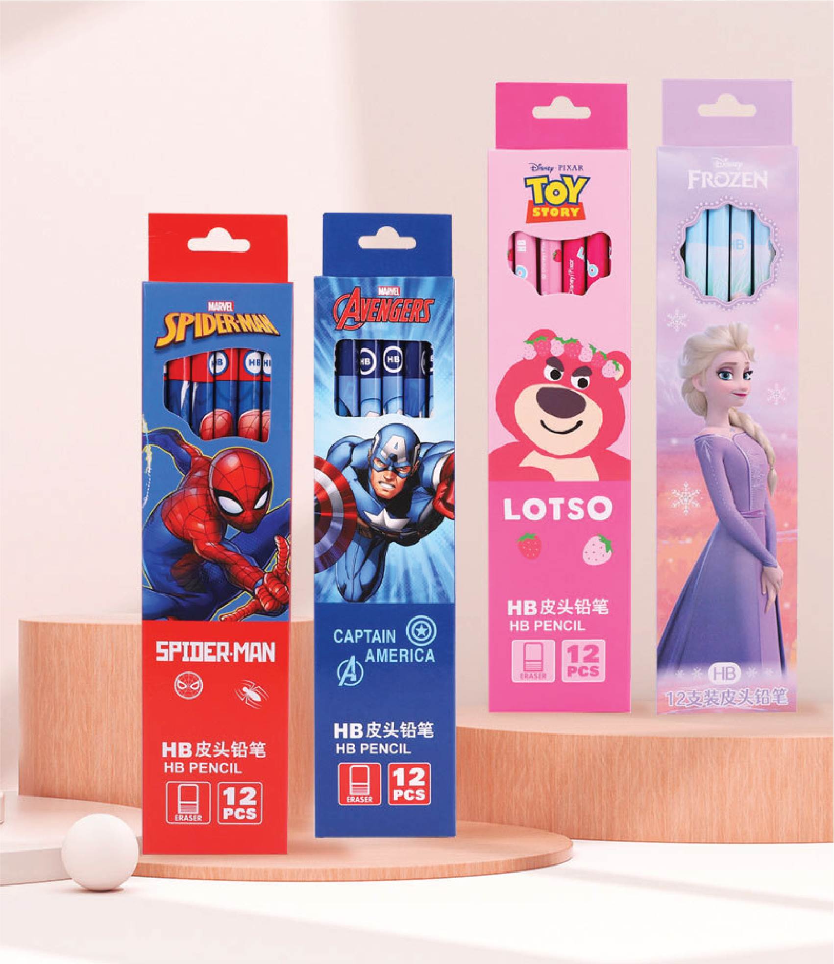 Mô tả Bút chì cho bé 1989KIDS hộp combo 12 chiếc HB dành cho học sinh tiểu học,bút chì tập viết cho trẻ em,viết chì cho bé - 6