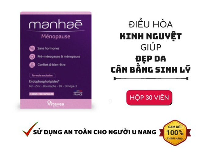 [Có Tem Phụ] Viên uống cân bằng nội tiết Manhae Menopause Nutrisante ...