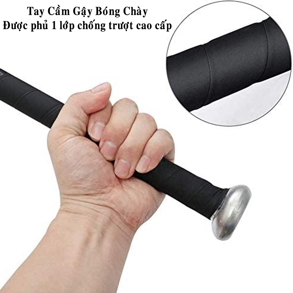 Mô tả Gậy Bóng Chày Màu Bạc Dài 71cm Đến 81cm Hợp Kim Thép – Kèm Túi Đựng Gậy Bóng Chày Chính Hãng Amalfe - 4