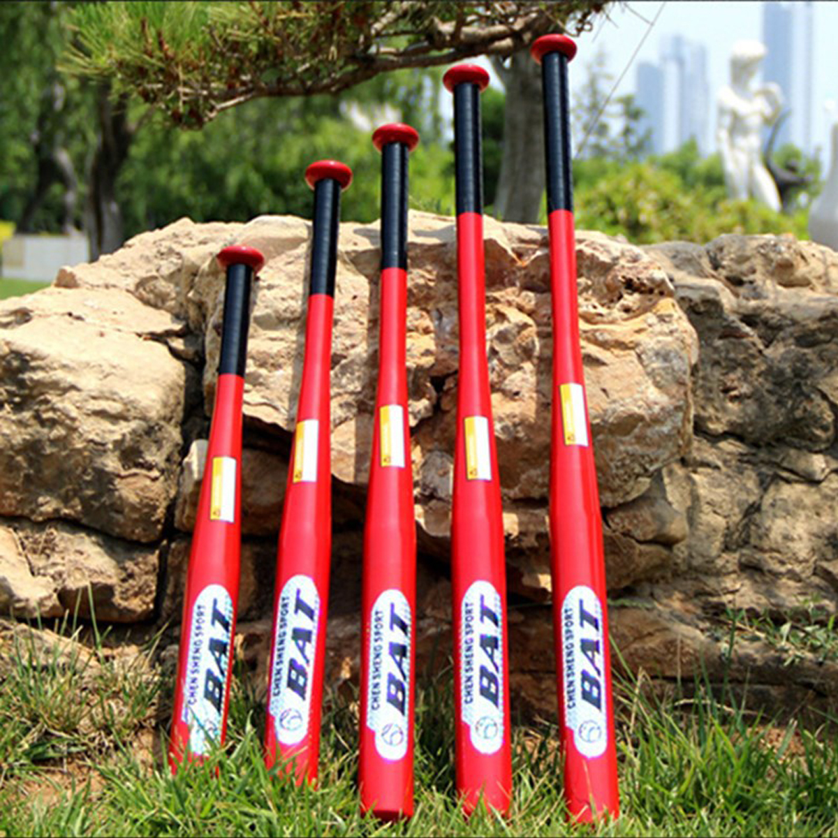 Mô tả Gậy Bóng Chày Màu Đỏ Dài 71cm Đến 81cm Hợp Kim Thép – Kèm Túi Đựng Gậy Bóng Chày Chính Hãng Amalfe - 3