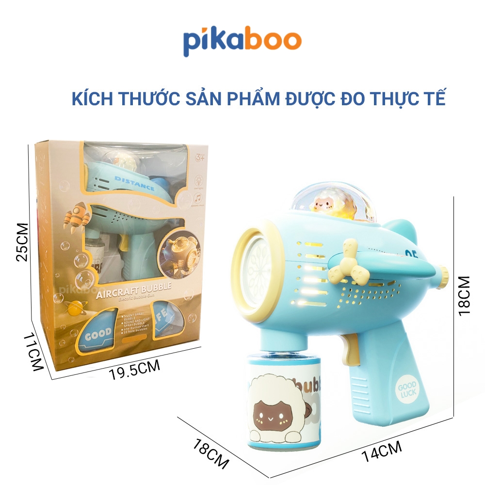 Mô tả Đồ chơi tạo bong bóng Pikaboo ra nhiều bong bóng sắc màu đẹp mắt chất liệu cao cấp an toàn - 4