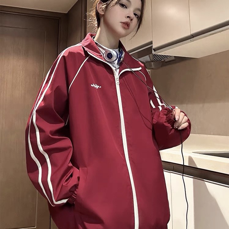 Mô tả Áo Khoác Gió ANCHO NAD Unisex Áo Khoác Dù From Rộng Chống Nước Nam Nữ Cổ Đứng Thu Đông AG 6 - 1