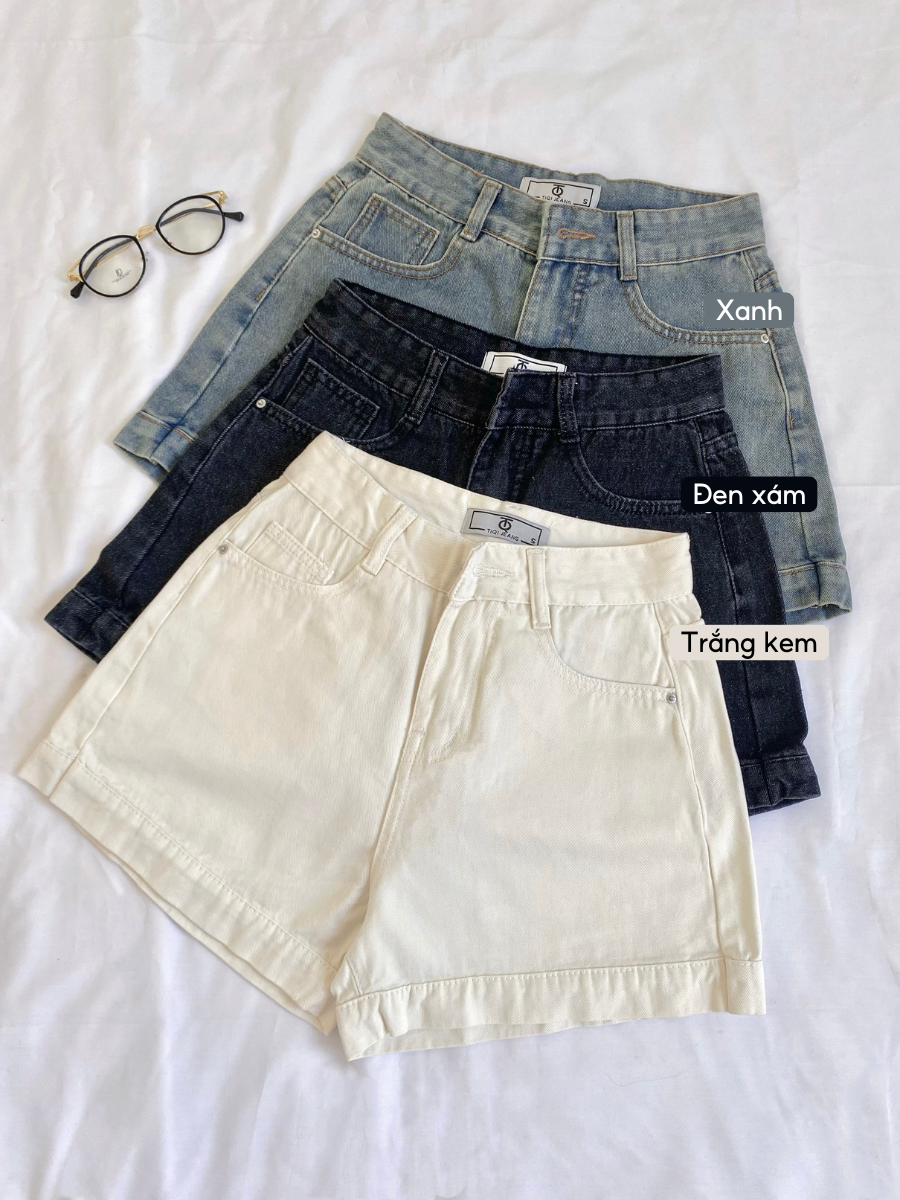 Mô tả Quần short jean nữ lưng cao TiQi Jeans S1-287 - 5