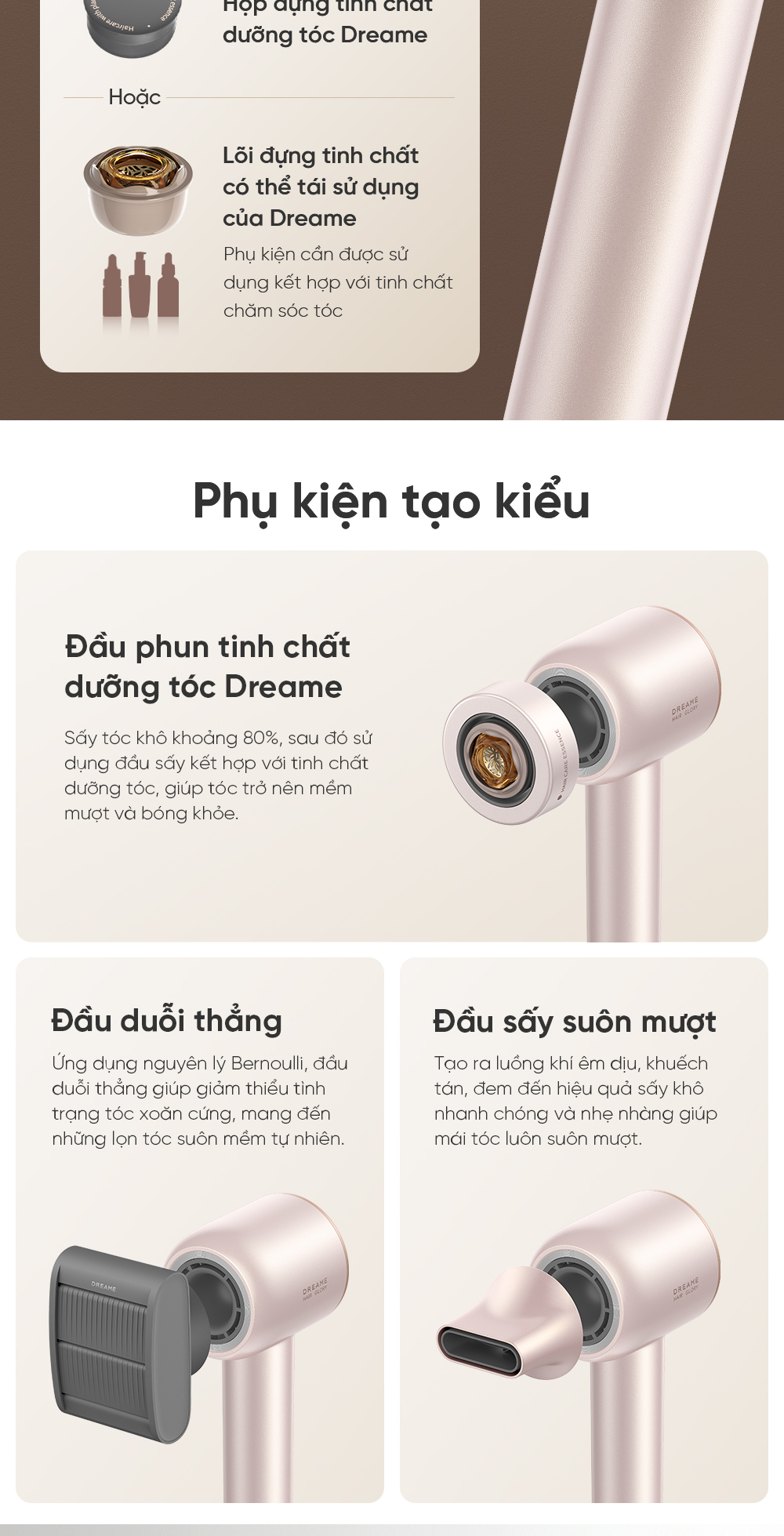Chế độ sấy luân phiên Dreame Hair Glory Pro