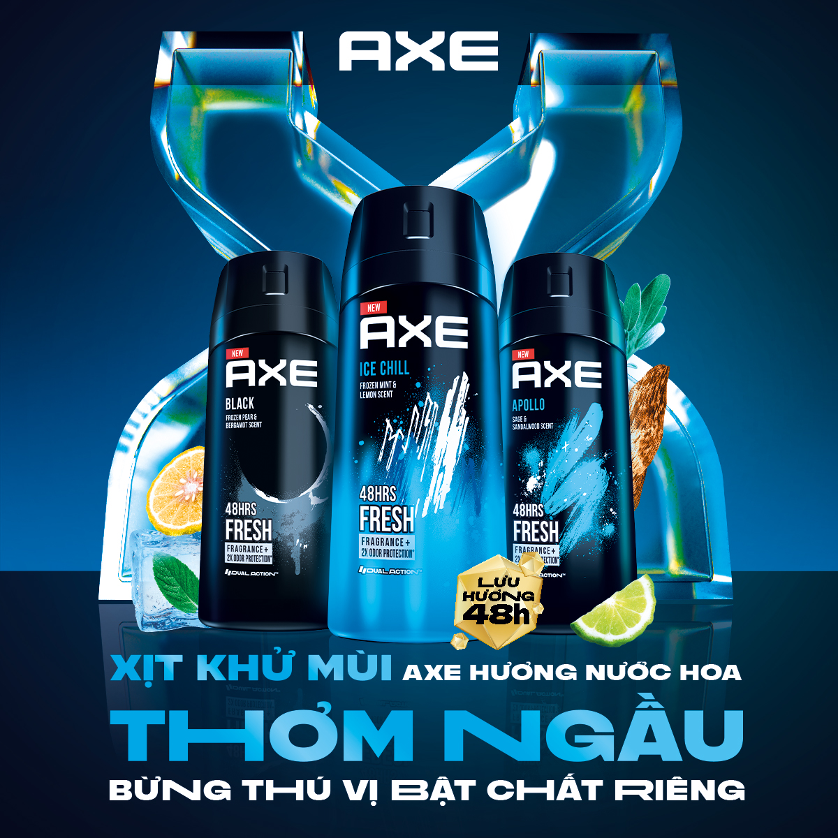 Xịt nước hoa AXE Dark Temptation