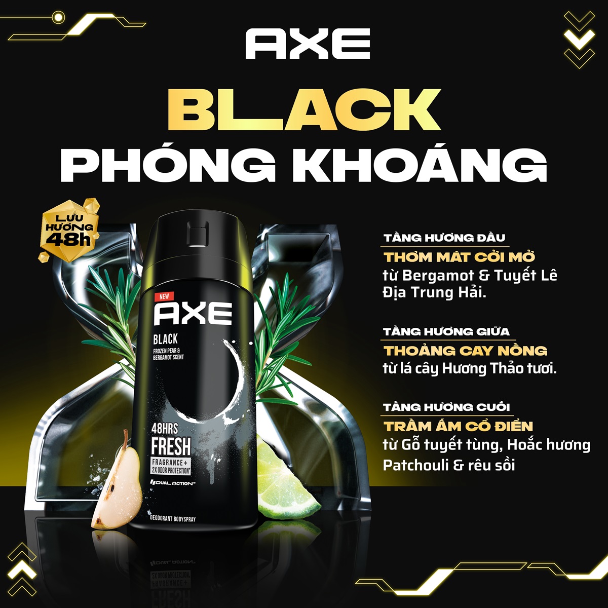 Xịt nước hoa AXE Gold Temptation