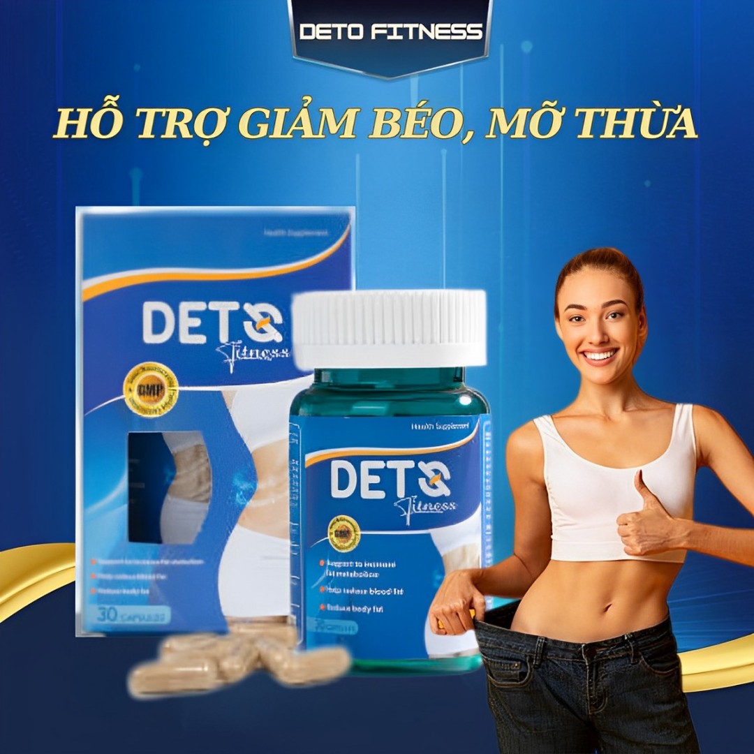 deto fitness dets×3 Dets Deto fitness Weight Loss Supplements 30tablets Set of