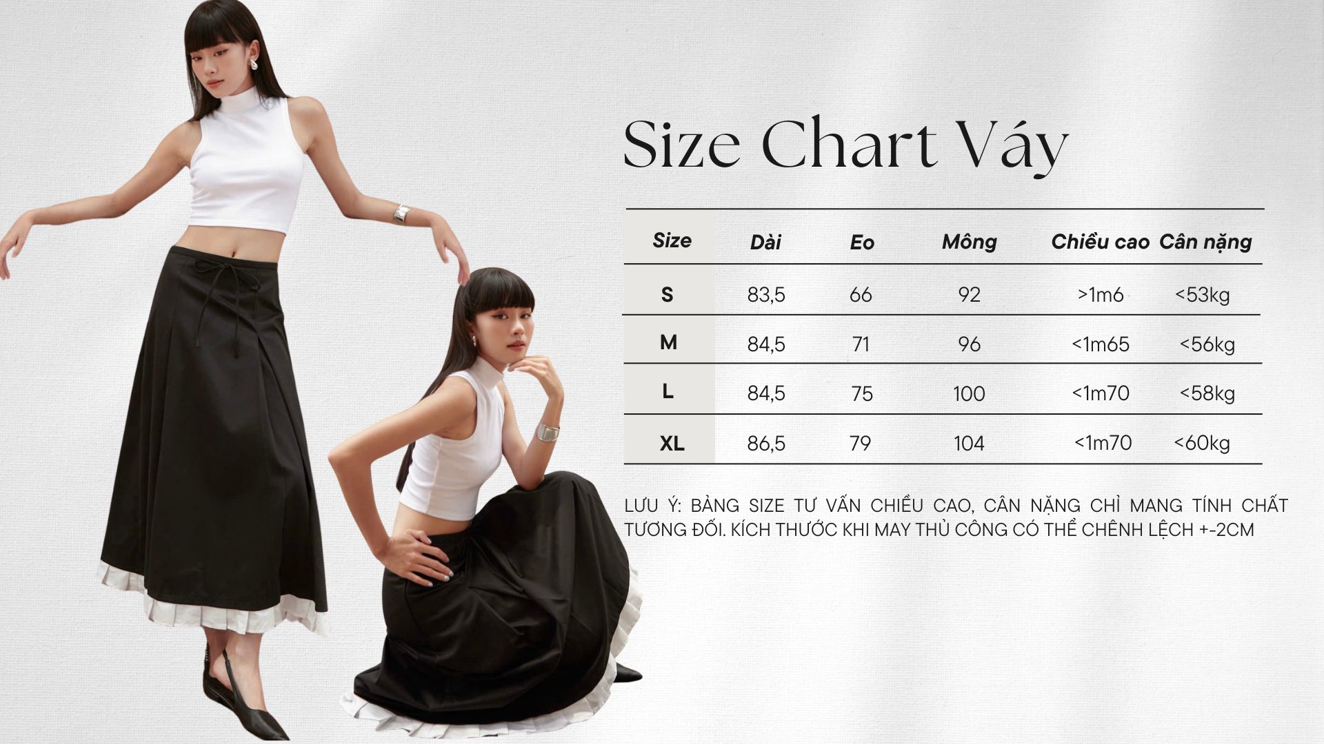 Mô tả Chân váy chữ A dài phối nơ VMSTYLE, chân váy form xòe xếp ly phối lai CVD00112 - DATELINE - 1