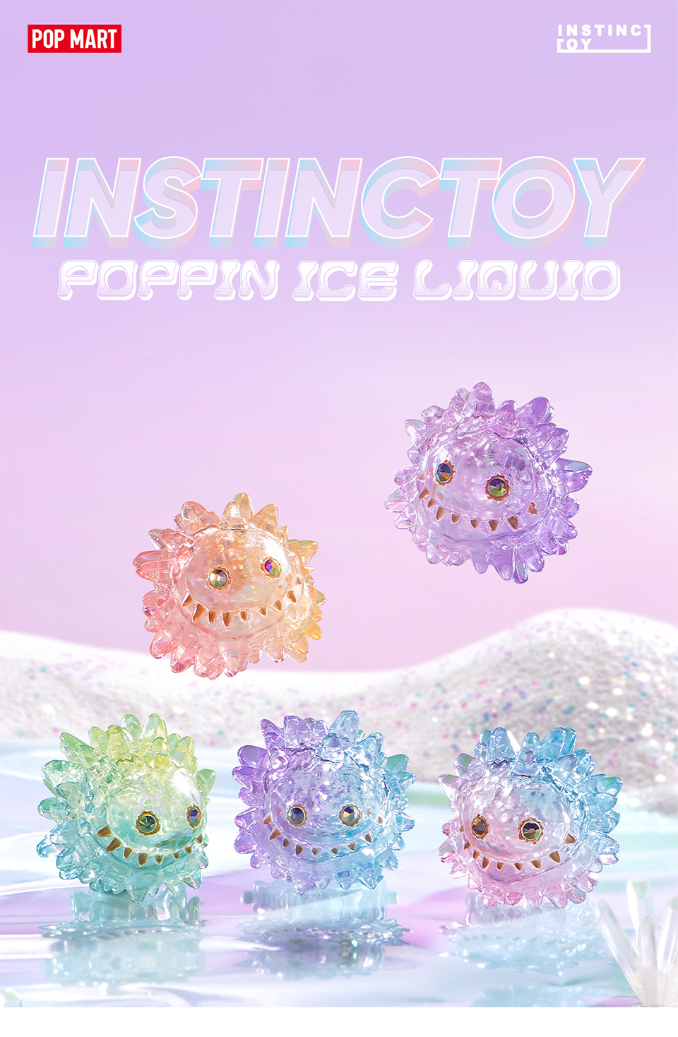 POP MART INSTINCTOY Monster Fluffy Fantasy Journey Series Figures ...