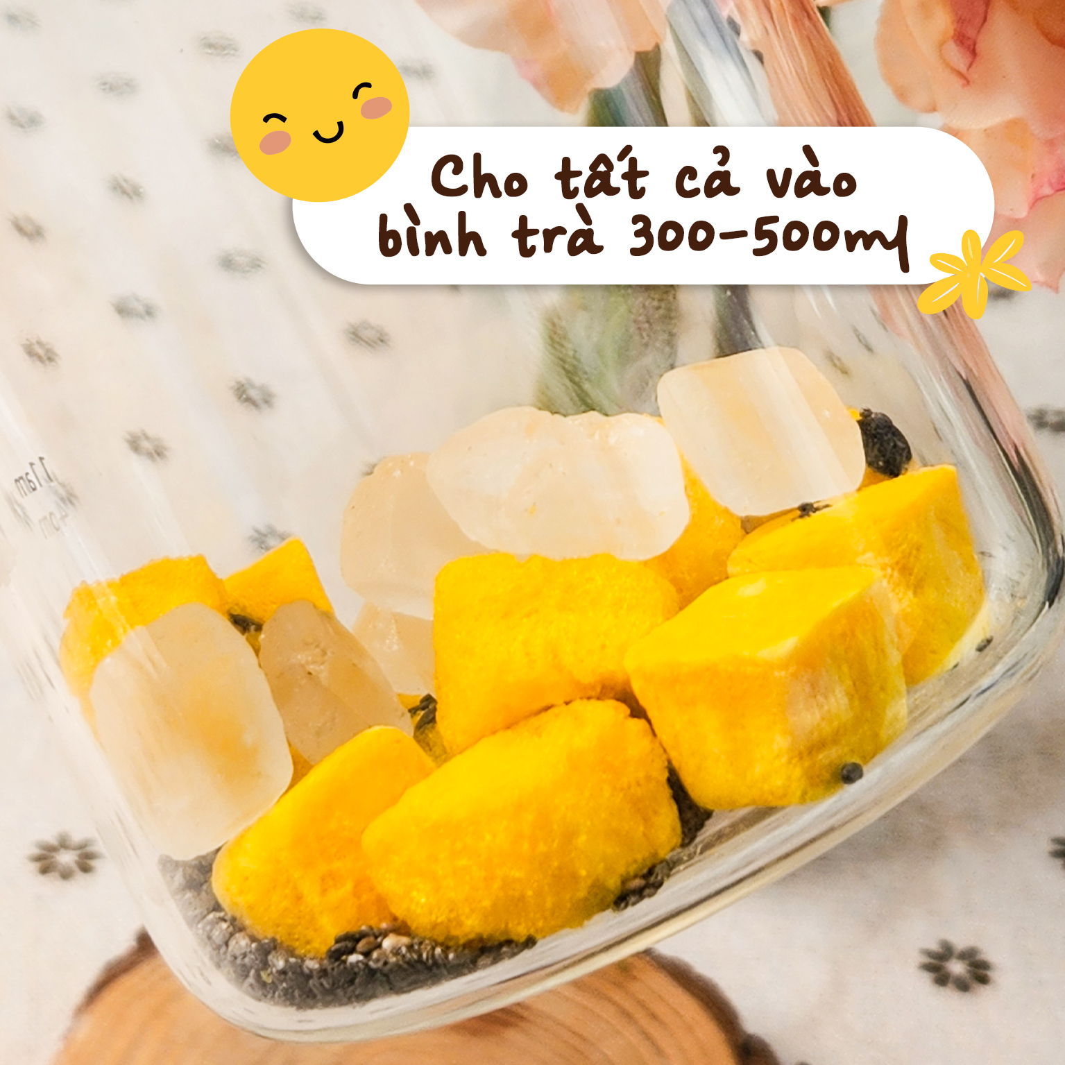 Mô tả Hộp 20 gói trà chanh dây kim quất hỗ trợ detox, giải nhiệt cơ thể - 2