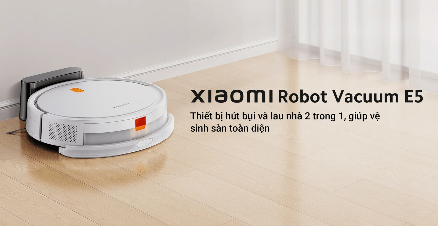 Robot Xiaomi Vacuum E5 chi tiết