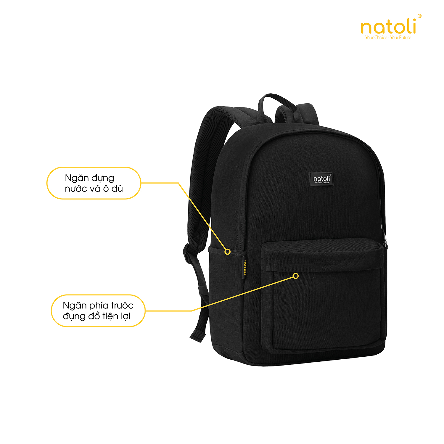Balo NATOLI B2 có ngăn chống sốc